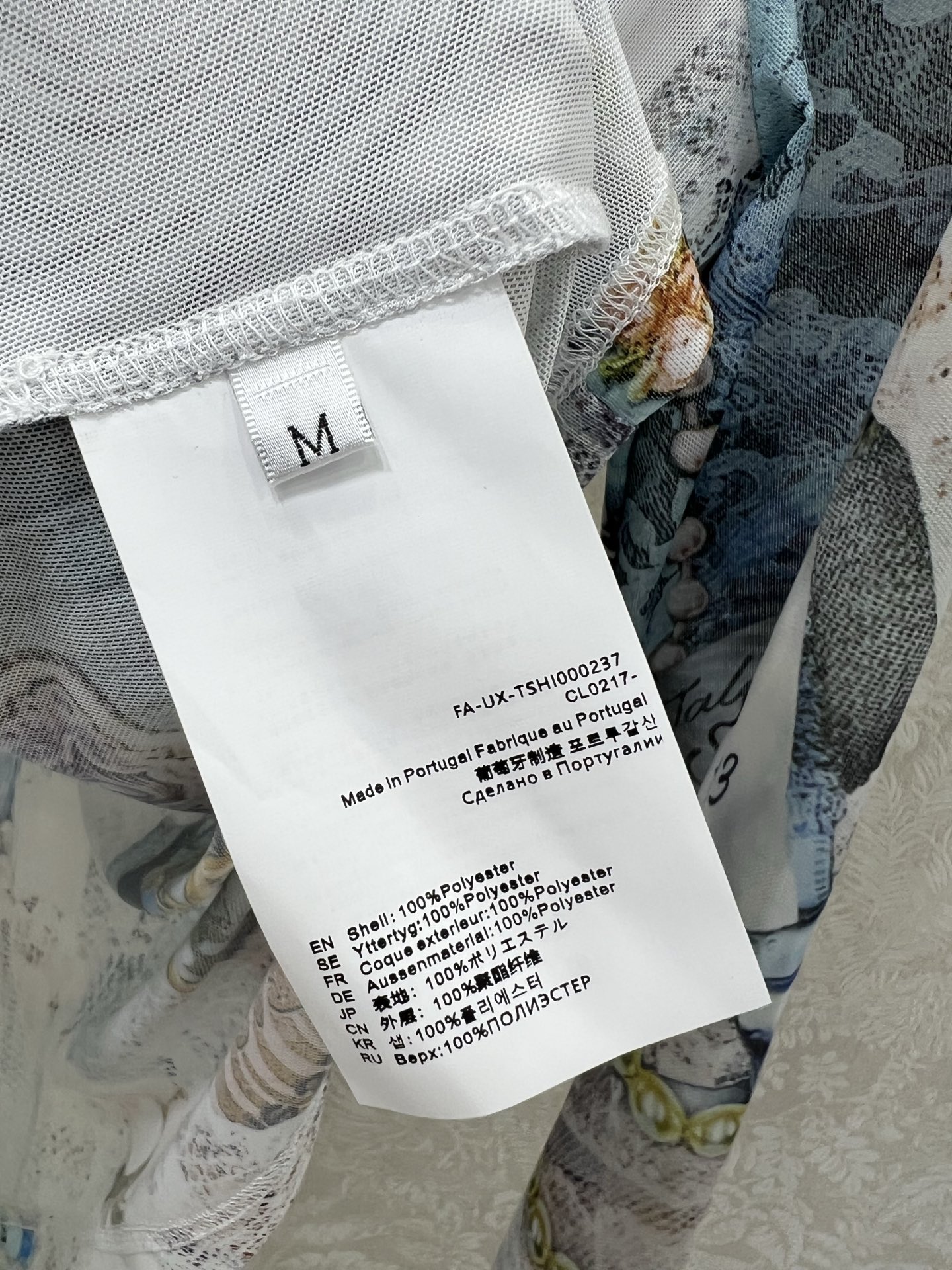 🔥🔥Acne*25新款网纱打底衫~珠宝珍珠水墨晕染logo印花  网纱面料亲肤又透气  超级轻薄 单看不