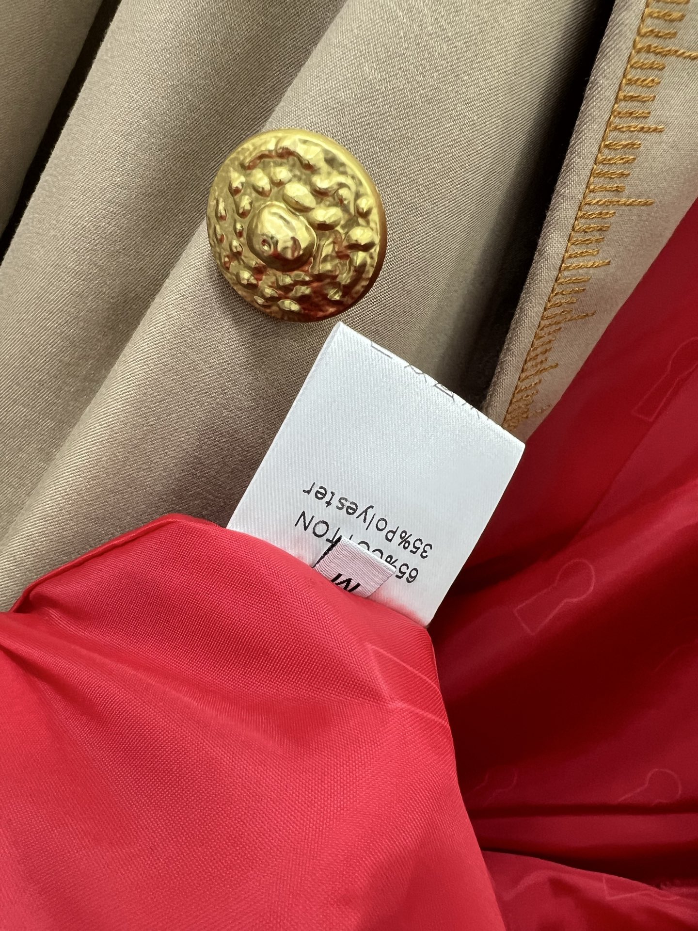 🔥🔥Sch*法国本土品牌 25新款长款大衣外套 大翻领双排扣设计 整件定制五金 衣边精美刻度金线刺绣 展