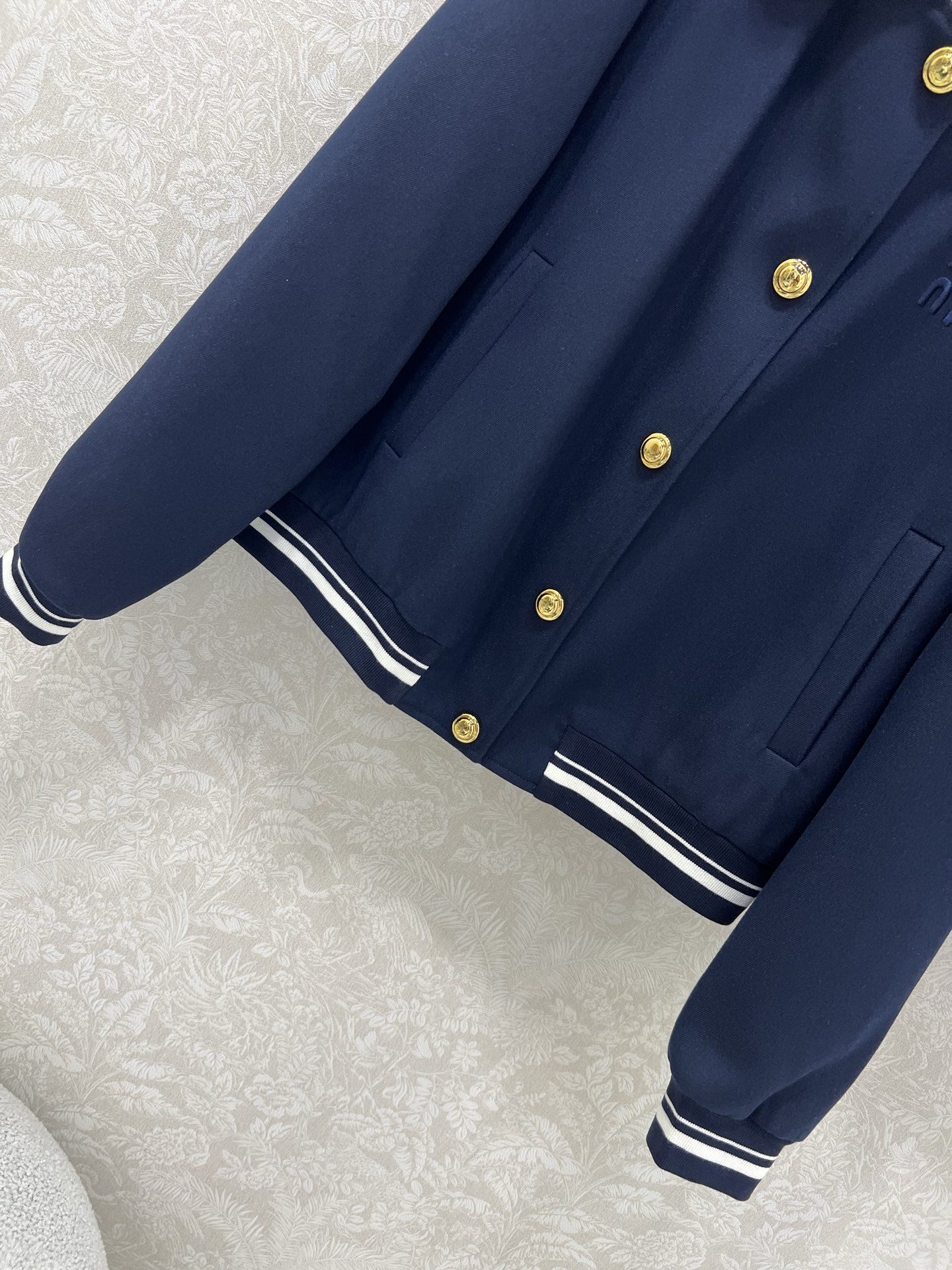 🔥🔥miumi*25新款海军风套装 外套+短裙的组合  披肩拉链夹克外套 经典搭配海军风作品 版型超洋气