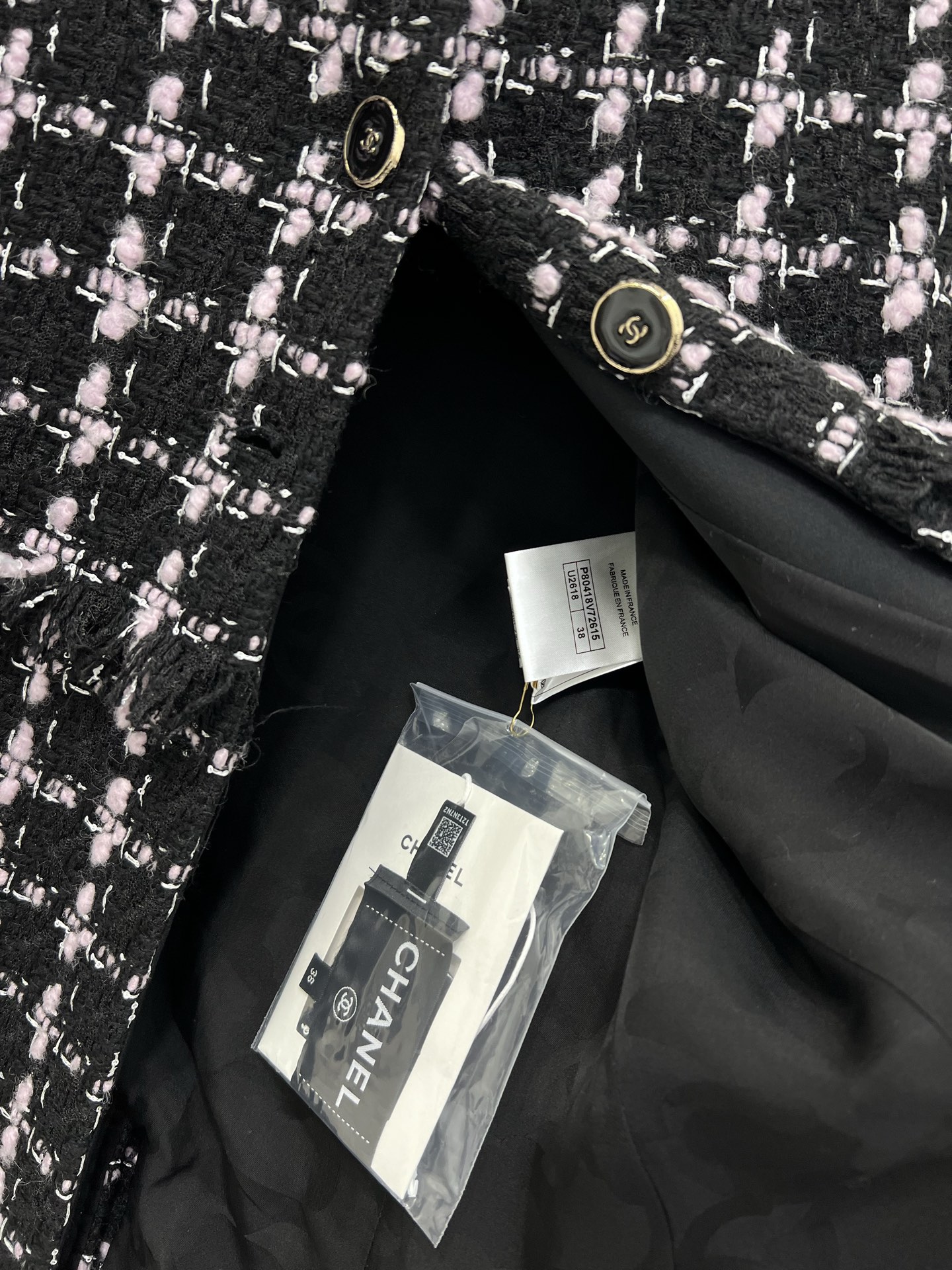 🔥🔥Chan*l 25新款编织洋装捆边长款外套裙  百分百真丝内衬版本‼️ 注意细节区分版本 进口粗纺羊