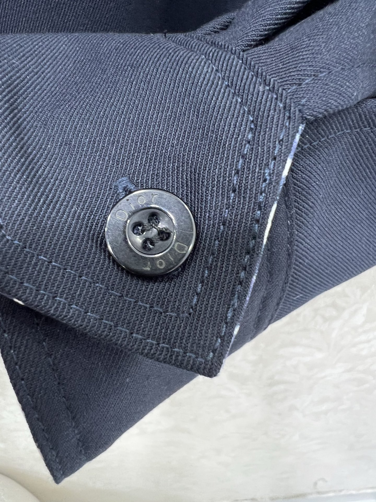 🔥🔥Dio*25早秋新款夹克外套  翻领拉链夹克超有型！定制五金中山小蜜蜂刺绣袖口卷边拼接老花装饰   