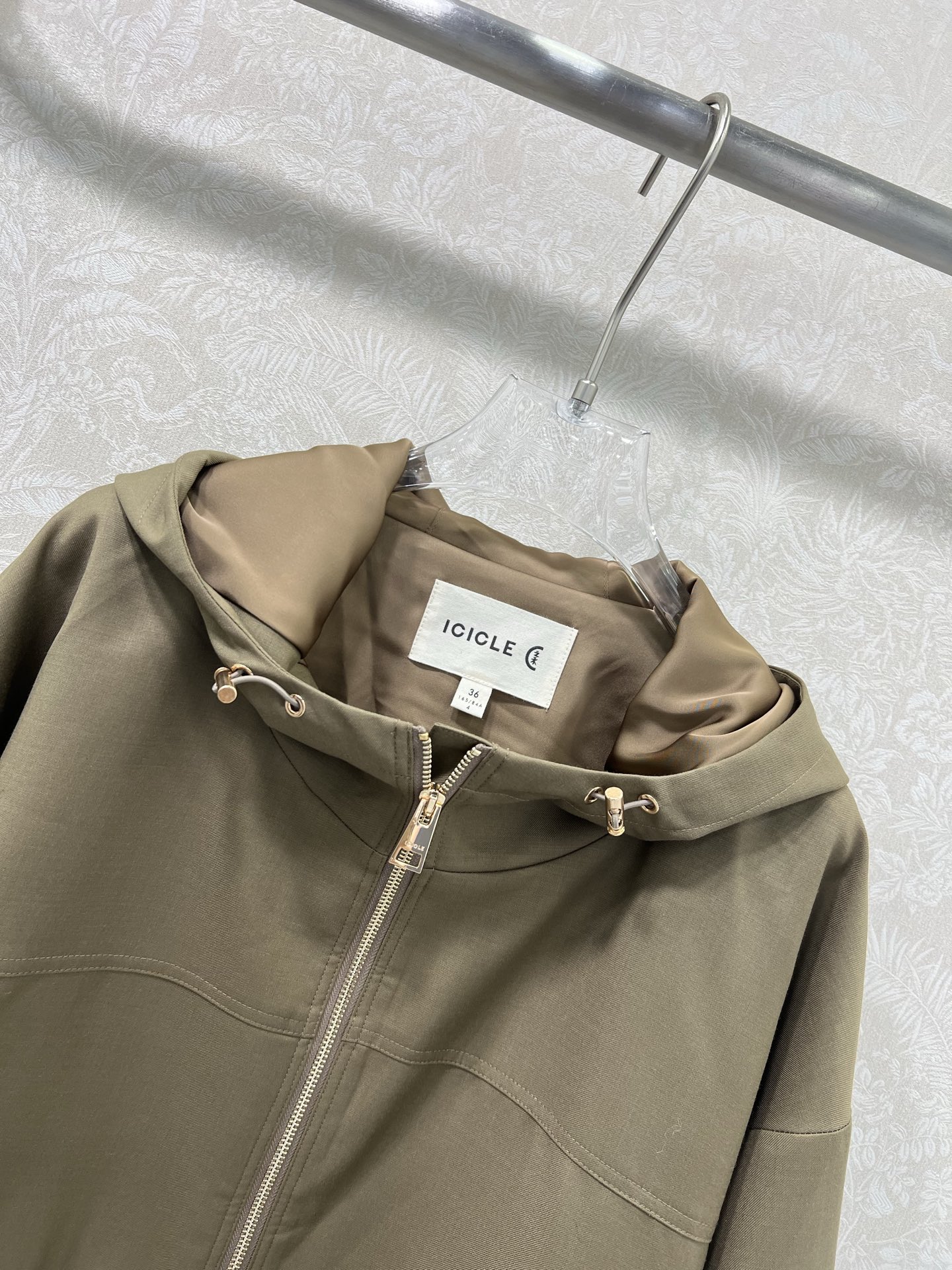 🔥🔥ICICLE 25新款丝毛外套 行走的高定，长期主义老钱风穿搭，独家定制丝毛面料 连帽宽松版型 腰部