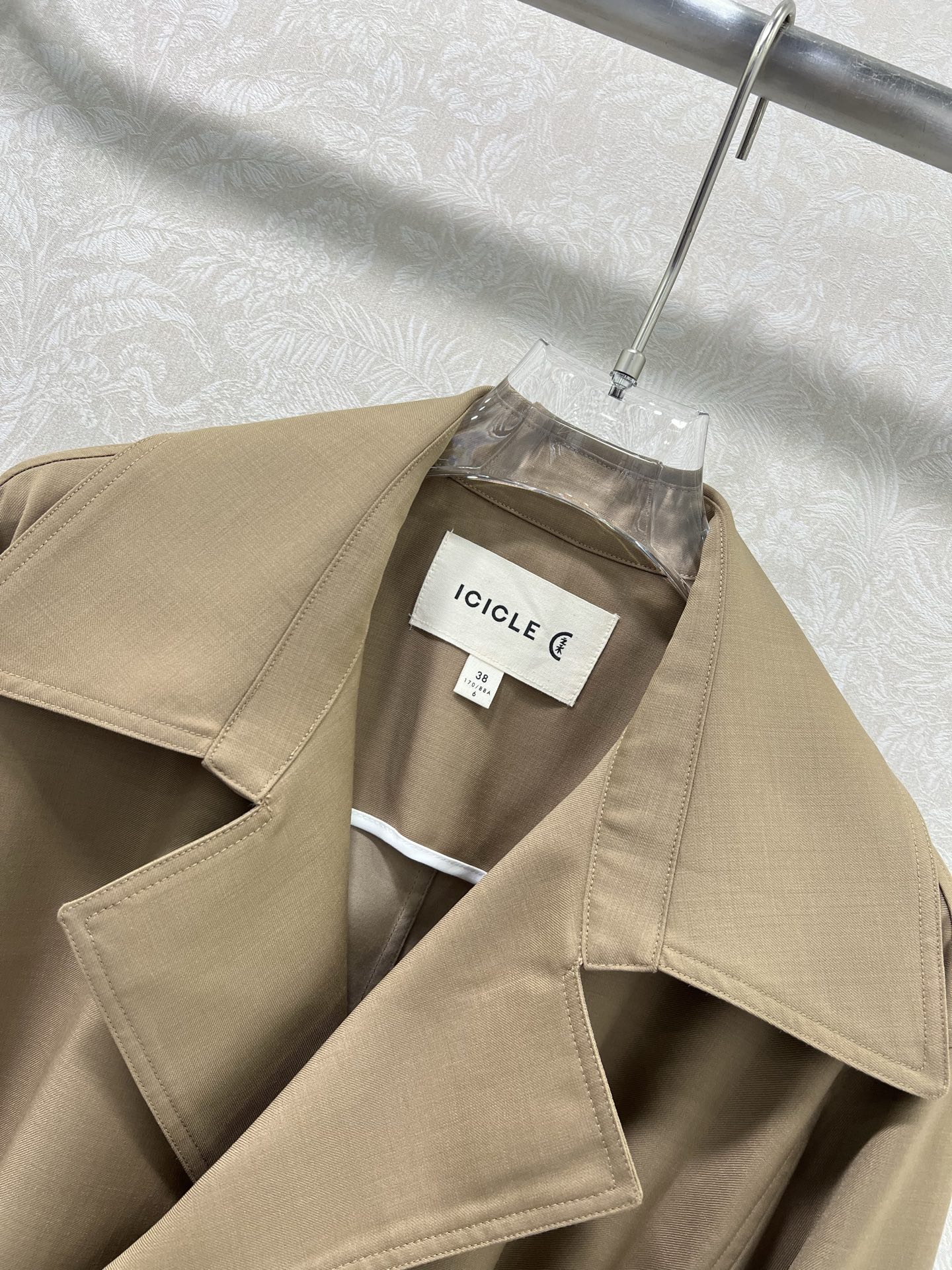 🔥🔥ICICLE 25新款丝毛翻领双排扣外套 行走的高定，长期主义老钱风穿搭，独家定制丝毛面料 翻领双排