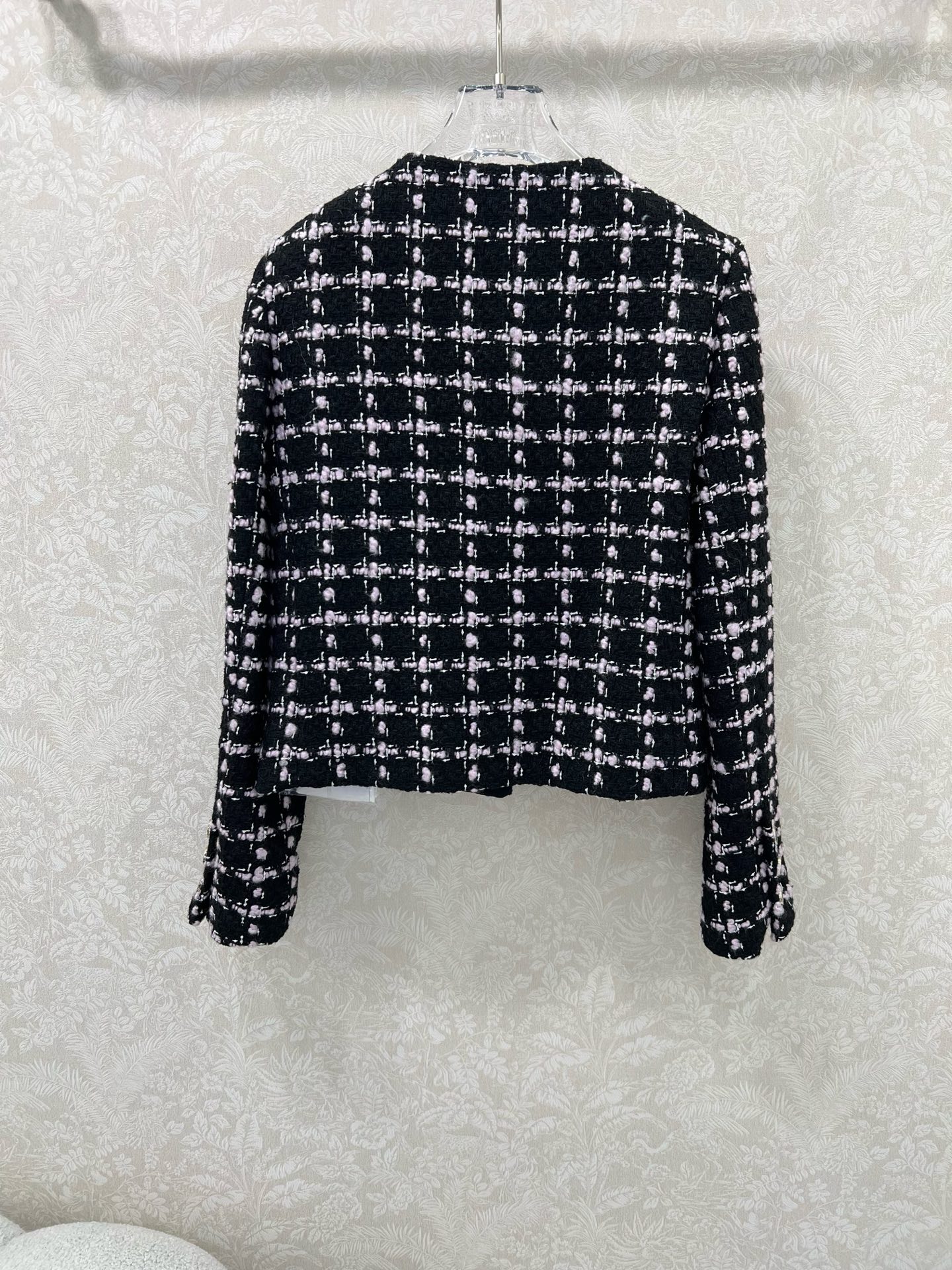 🔥🔥Chan*l 25新款编织洋装捆边短款外套  百分百真丝内衬版本‼️ 注意细节区分版本 进口粗纺羊毛