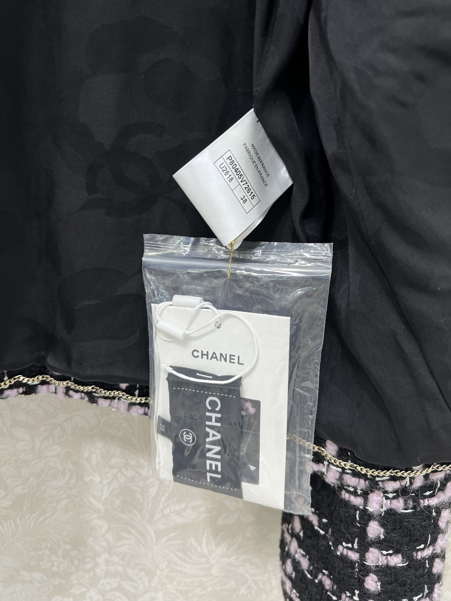 🔥🔥Chan*l 25新款编织洋装捆边短款外套  百分百真丝内衬版本‼️ 注意细节区分版本 进口粗纺羊毛