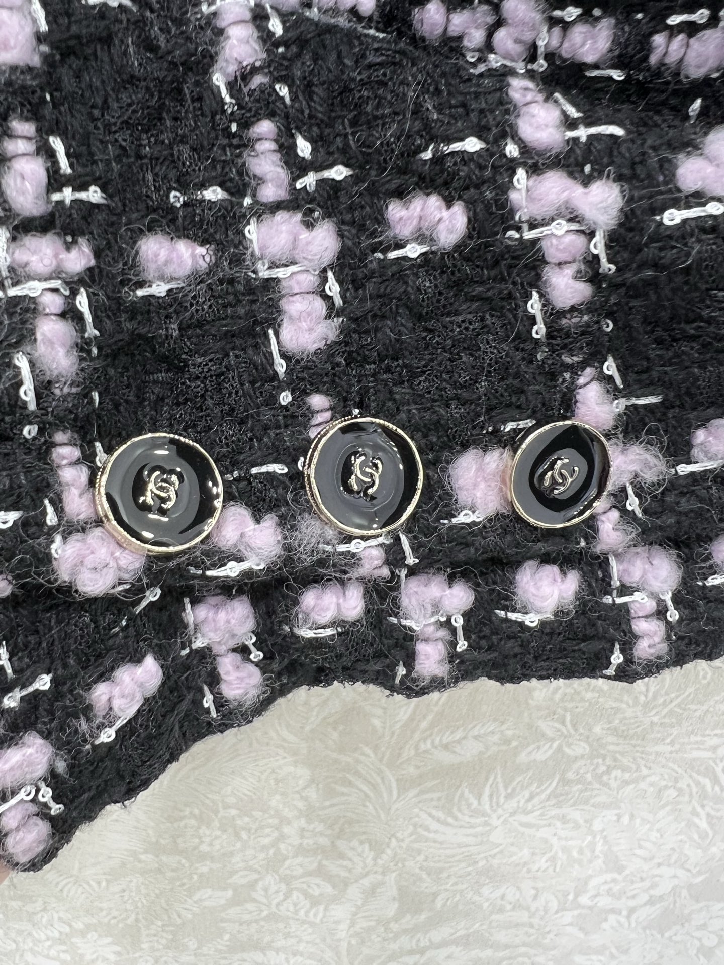 🔥🔥Chan*l 25新款编织洋装捆边短款外套  百分百真丝内衬版本‼️ 注意细节区分版本 进口粗纺羊毛