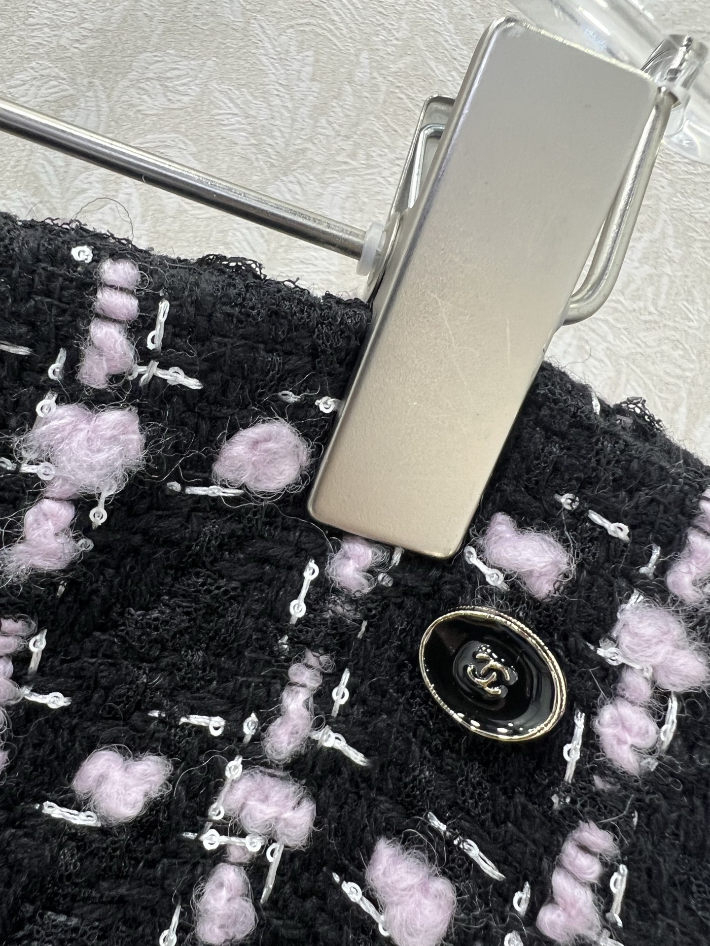 🔥🔥Chan*l 25新款编织洋装短裙 百分百真丝内衬版本‼️ 手工挑边 注意细节区分版本 进口粗纺羊毛