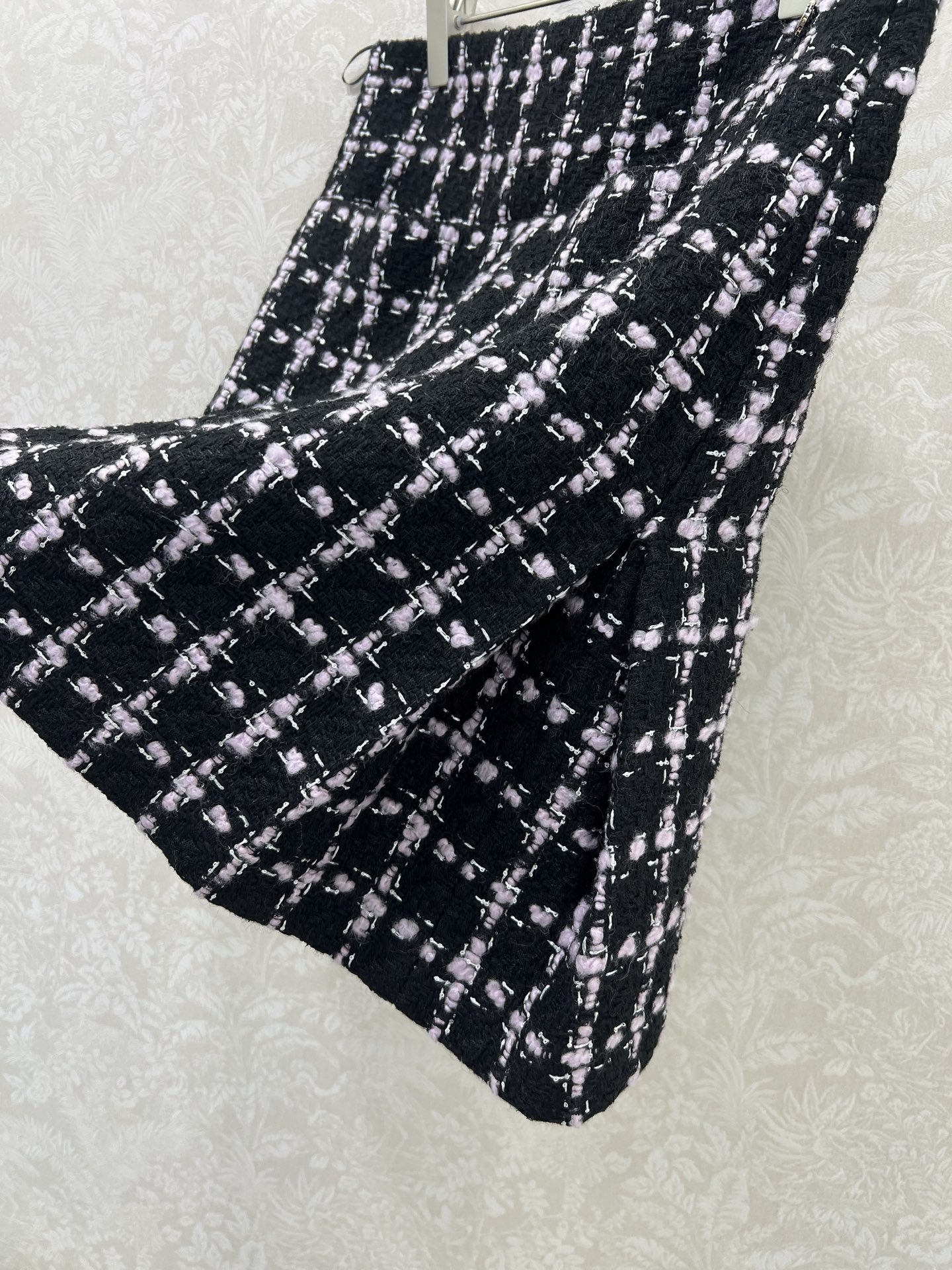 🔥🔥Chan*l 25新款编织洋装短裙 百分百真丝内衬版本‼️ 手工挑边 注意细节区分版本 进口粗纺羊毛