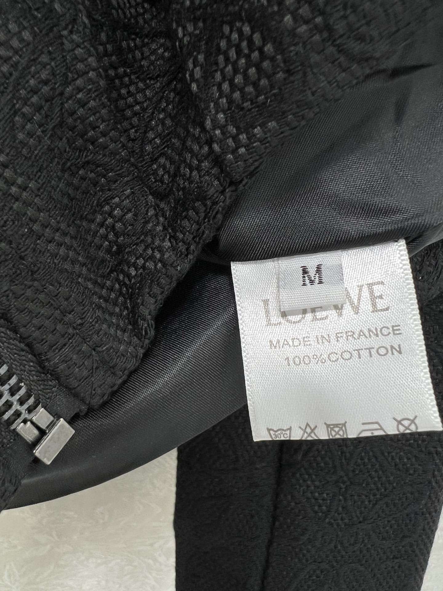 🔥🔥LOEW*25新款褶皱提花夹克外套 翻领拉链夹克超有型！整体logo提花今年的新褶皱超级火爆 定制五