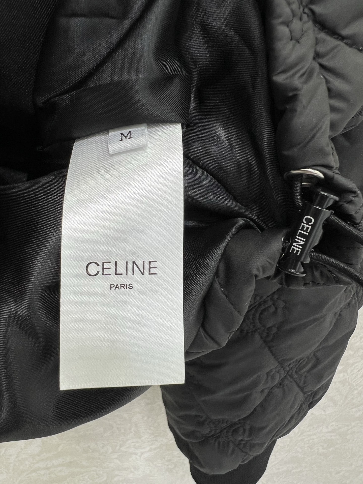 🔥🔥CELIN*25新款凯旋门刺绣棉服外套～定制五金 刺绣字母面料 袖口领口均以螺纹针织设计 帅气百搭 