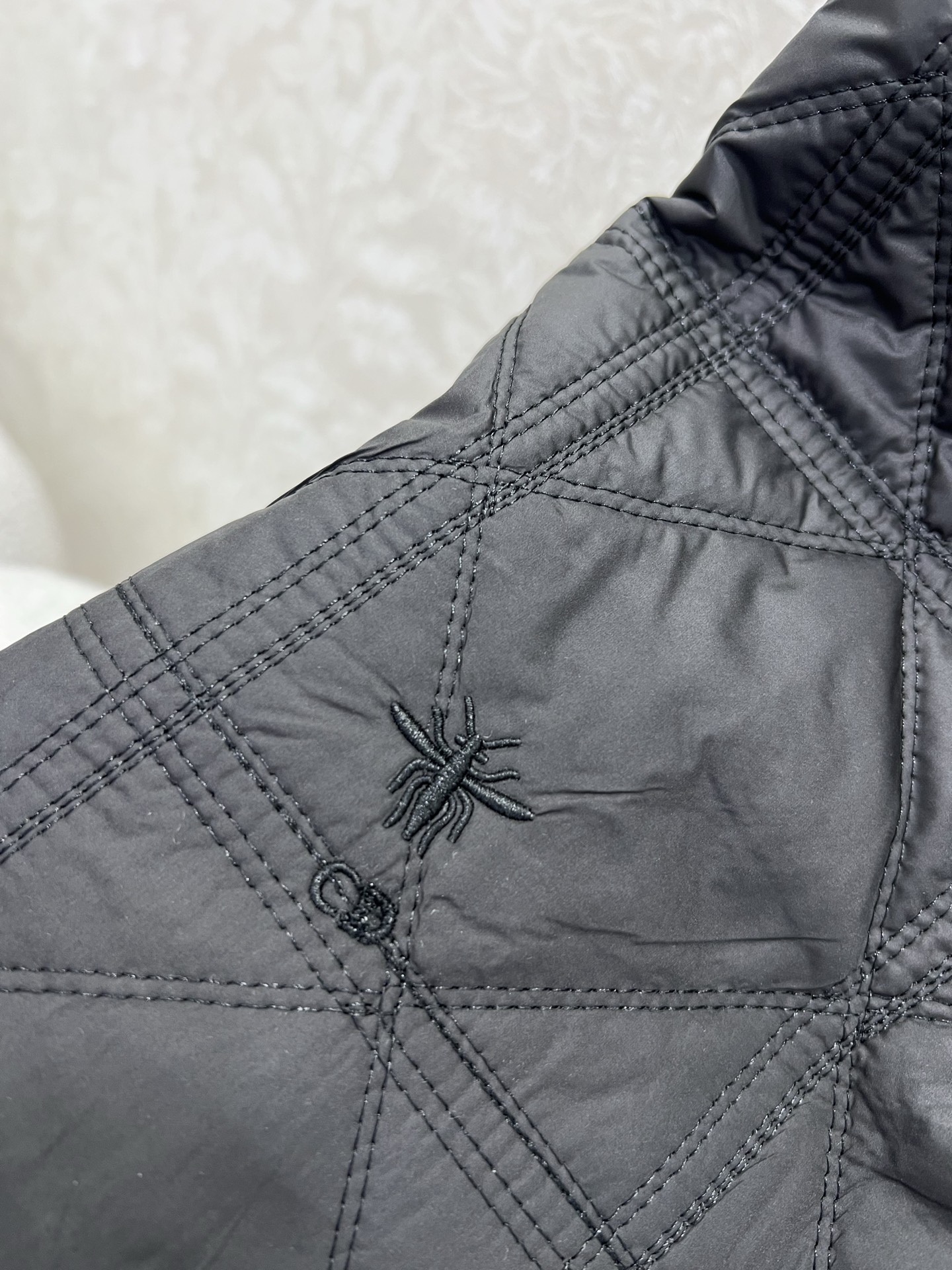 🔥🔥DIO*25新款藤格纹戴妃格夹棉大摆伞裙半裙 整体戴妃格 下摆小蜜蜂刺绣 帅气百搭 甜酷减龄 休闲街