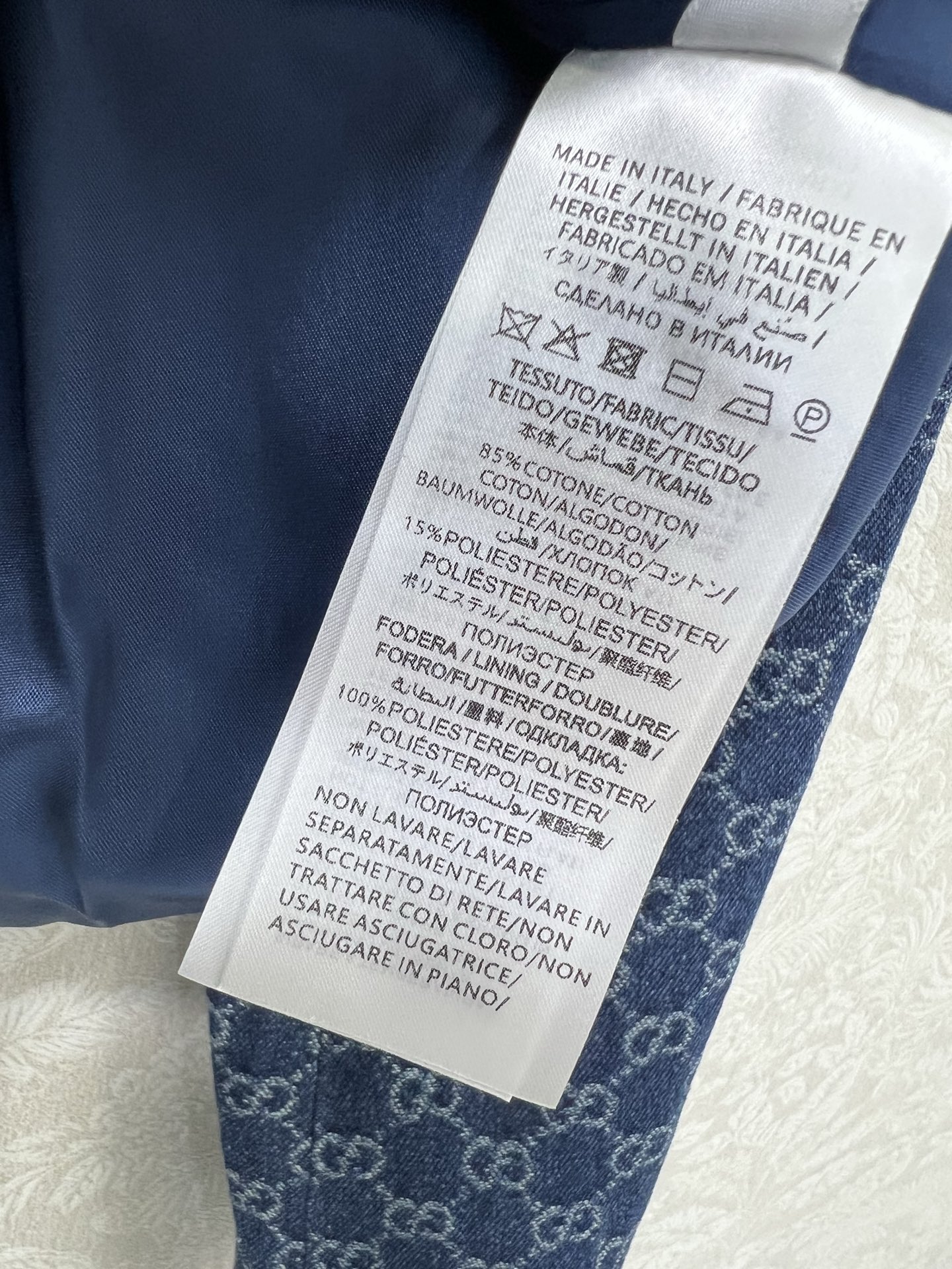 🔥🔥Gucc* 25新款复古洗水牛仔外套 整体双g老花设计 下摆马衔扣皮边装饰 经典翻领H版型时髦又高级