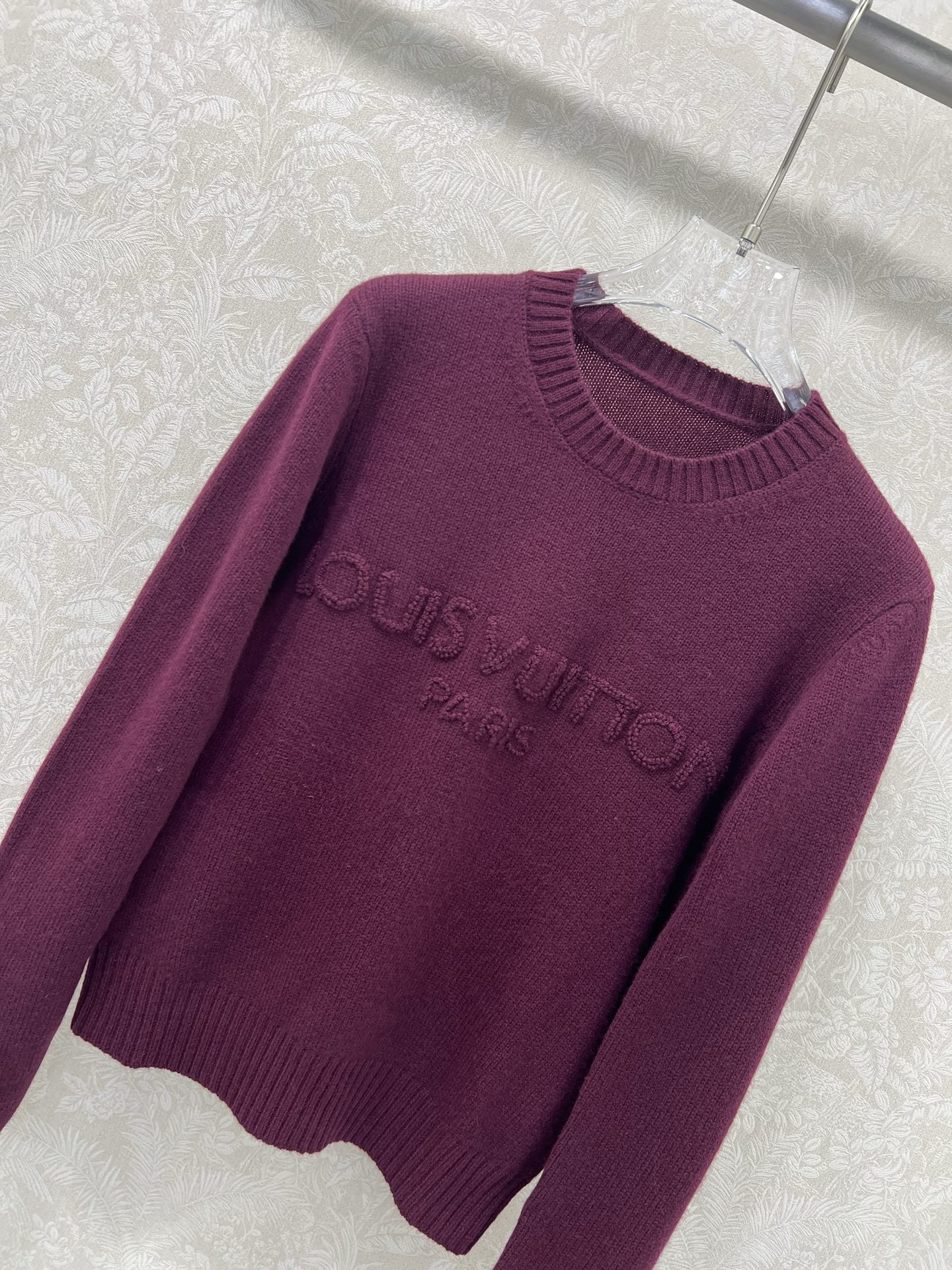 🔥🔥 Louis Vuitt*n25新款羊绒套头毛衣 高版本100%羊绒出品 胸前字母logo钩花 YB