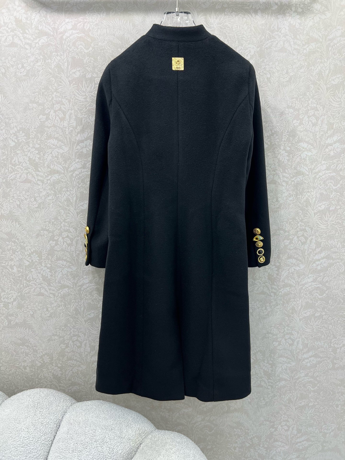 🔥🔥Schiaparelli夏帕瑞丽法国本土品牌 25新款长款大衣外套 中式领单排扣设计外套 整件定制极