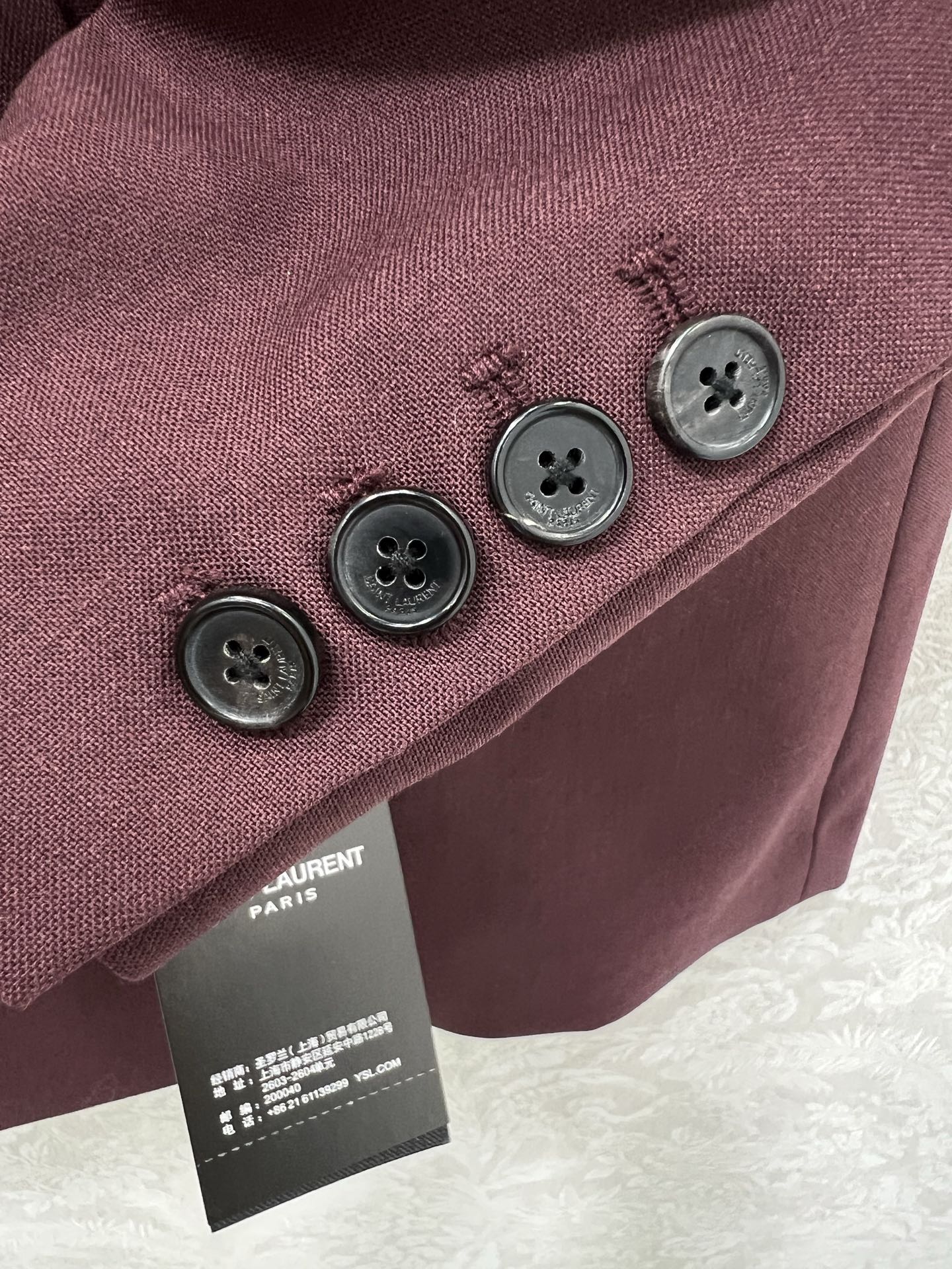 🔥🔥ysl 25新款丝毛西装外套 100%真丝内衬 行走的高定，长期主义老钱风穿搭，独家定制面料西装外套