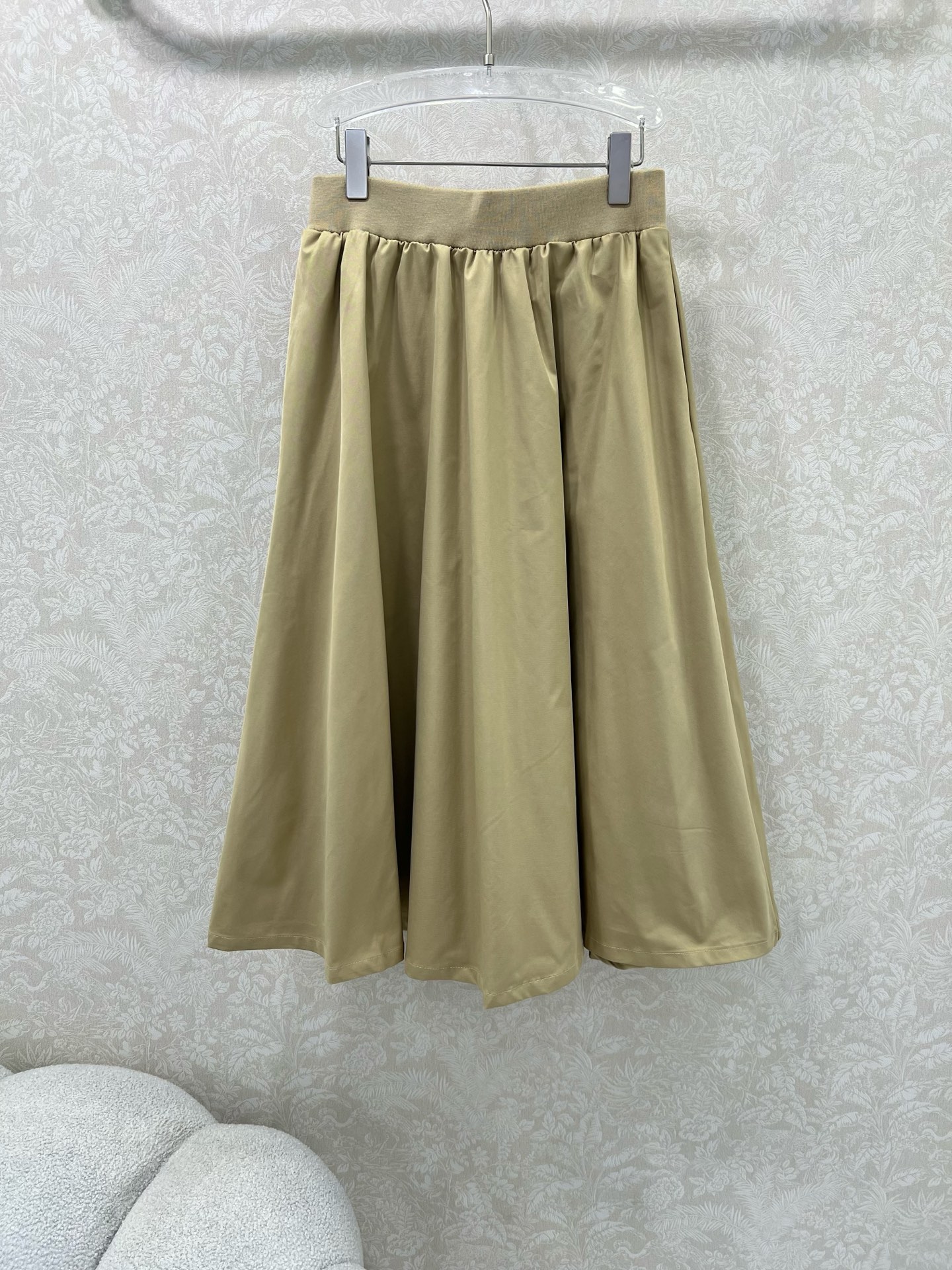 🔥🔥PRAD*普拉*达 25新款大摆拉链半裙伞裙 腰头针织 定制YB进口环保再生尼龙材质 质感轻薄透气 