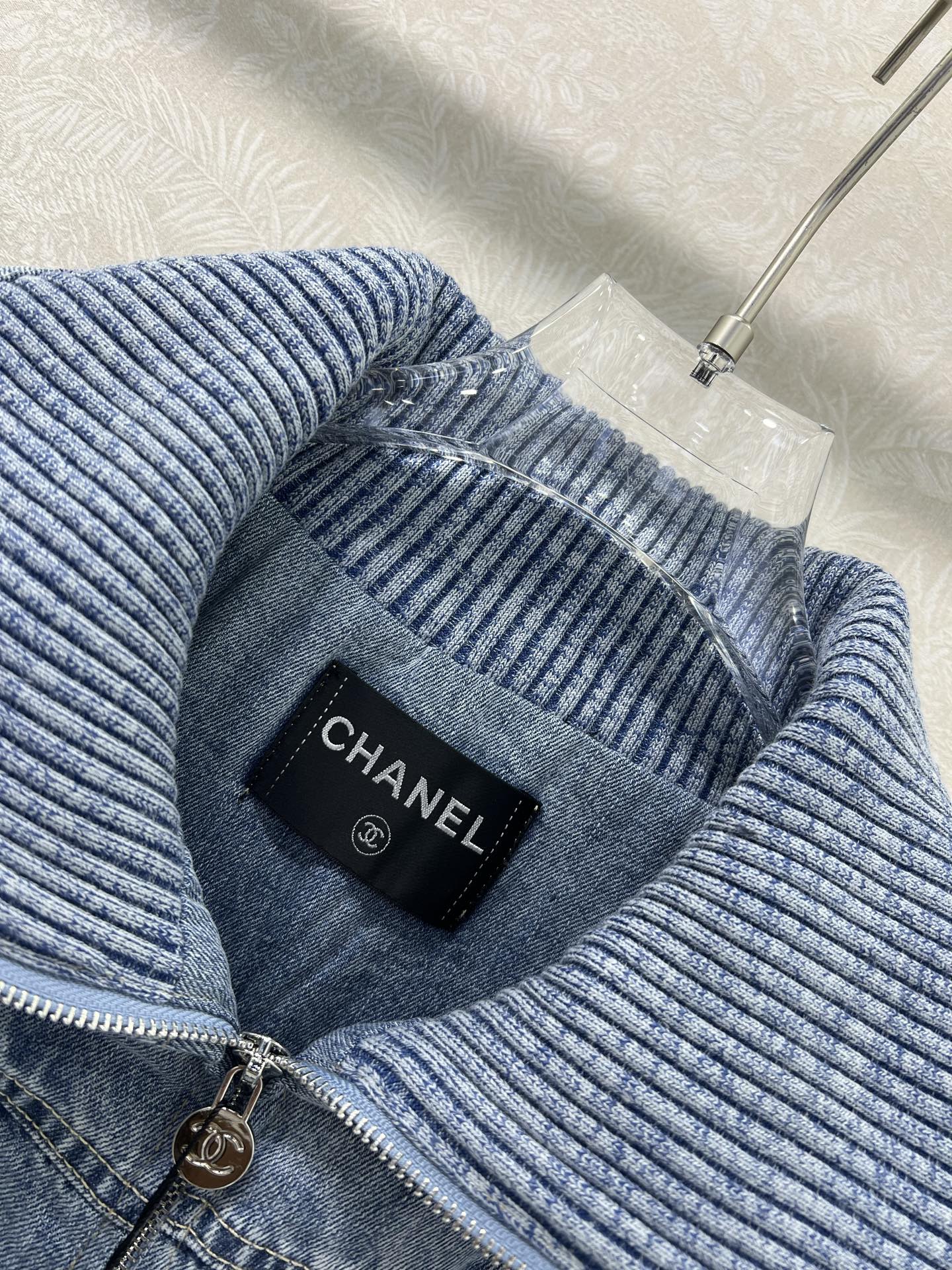 🔥🔥chan*l 25新款小香牛仔外套 双C字母爱心刺绣宽松牛仔夹克 定制高织数酵素洗水有机牛仔棉，质感