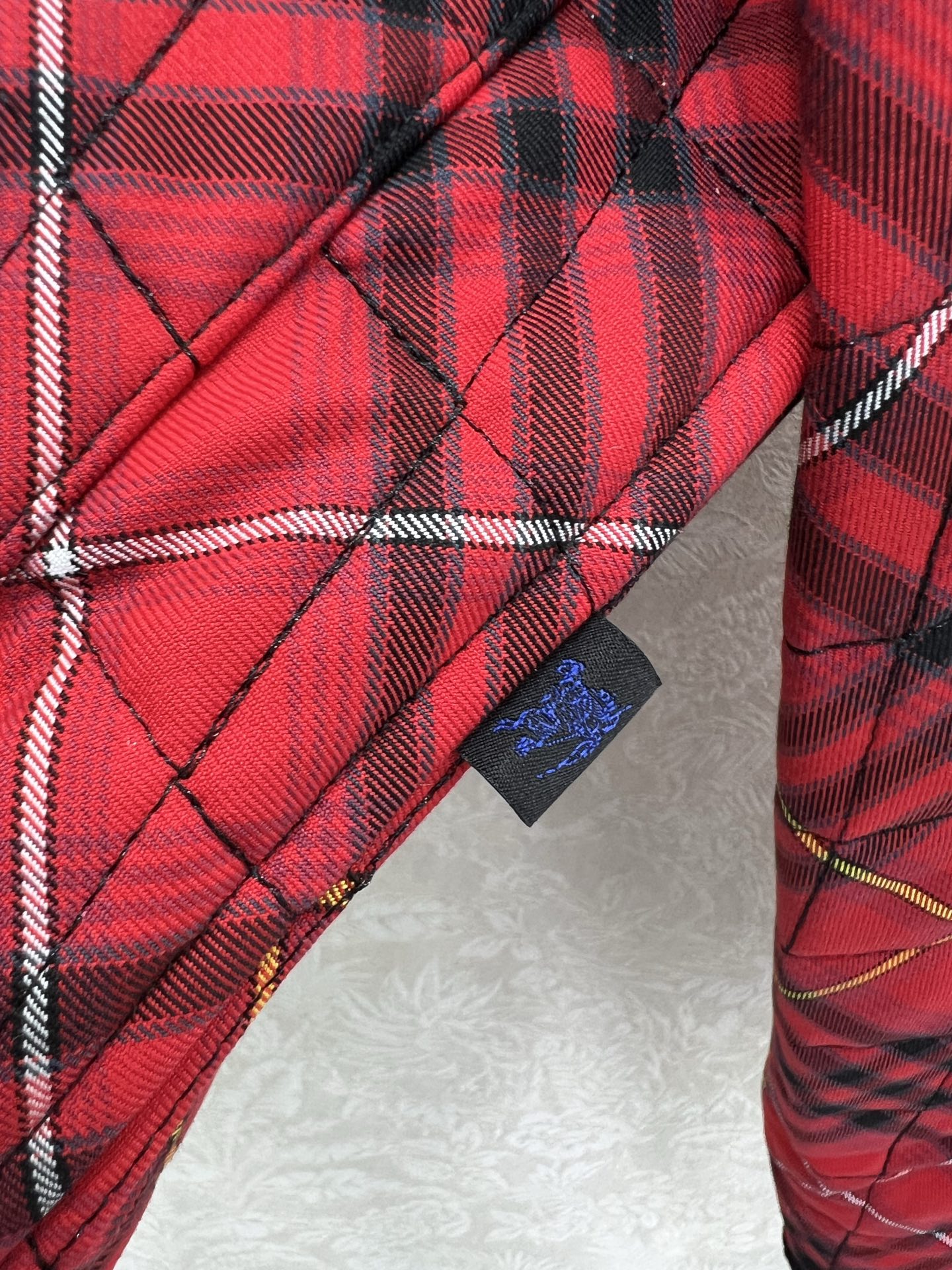 🔥🔥Burber*y 25新款格纹棉服外套 新版斜格纹设计 工艺还原，升级材质，提升秋冬御寒功能，羽绒棉