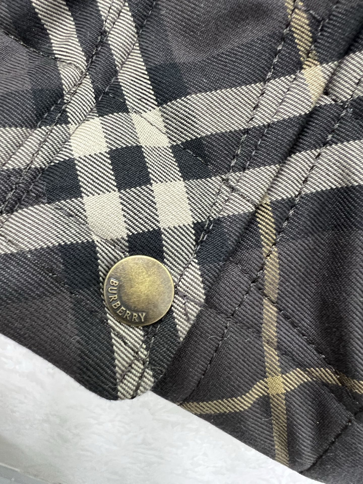 🔥🔥Burber*y 25新款格纹棉服外套 新版斜格纹设计 工艺还原，升级材质，提升秋冬御寒功能，羽绒棉