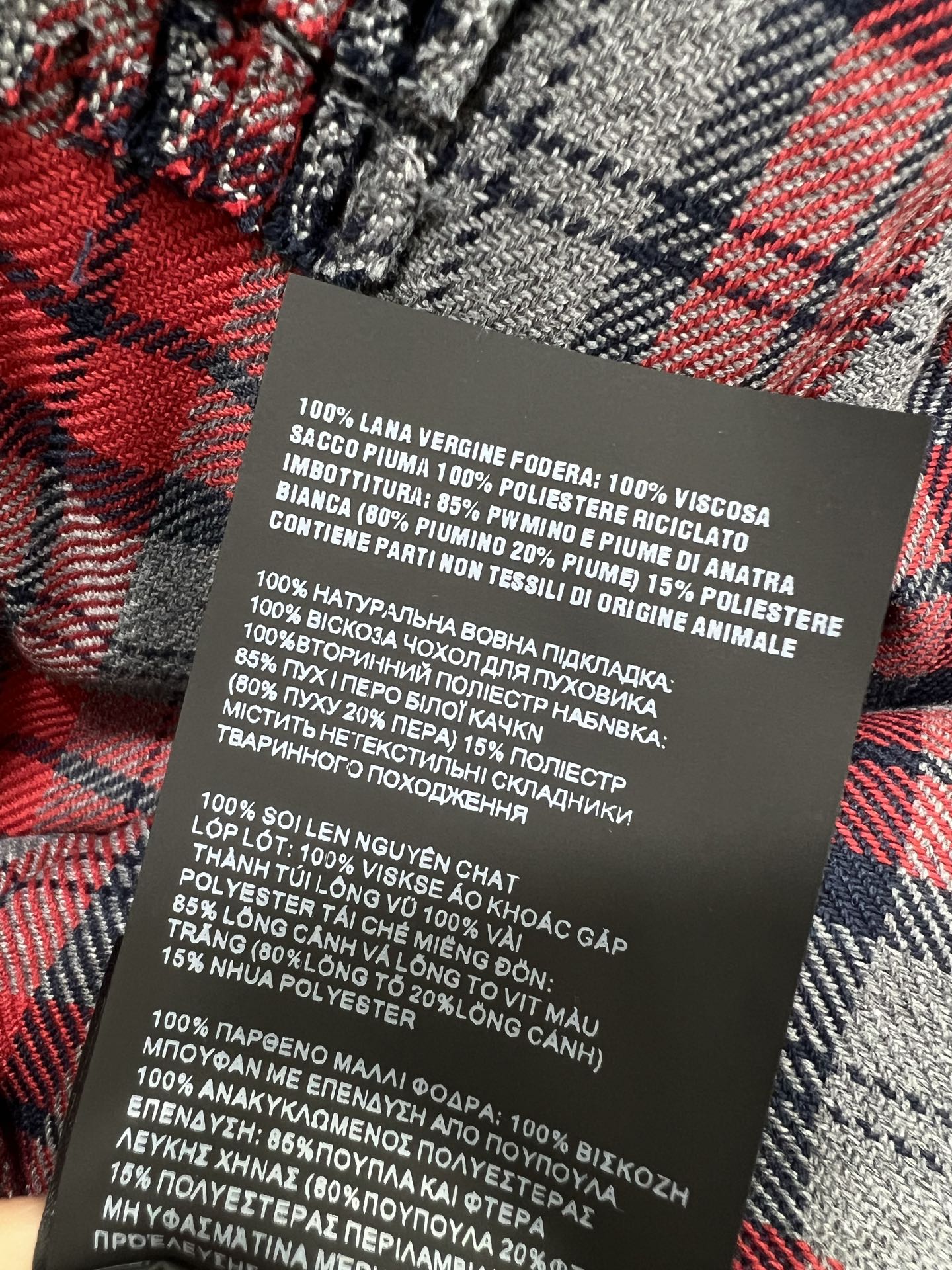 🔥🔥Miumi*灯芯绒格纹棉服外套 英伦风红格纹全棉磨毛材质，其工艺还原，升级材质，提升秋冬御寒功能，羽