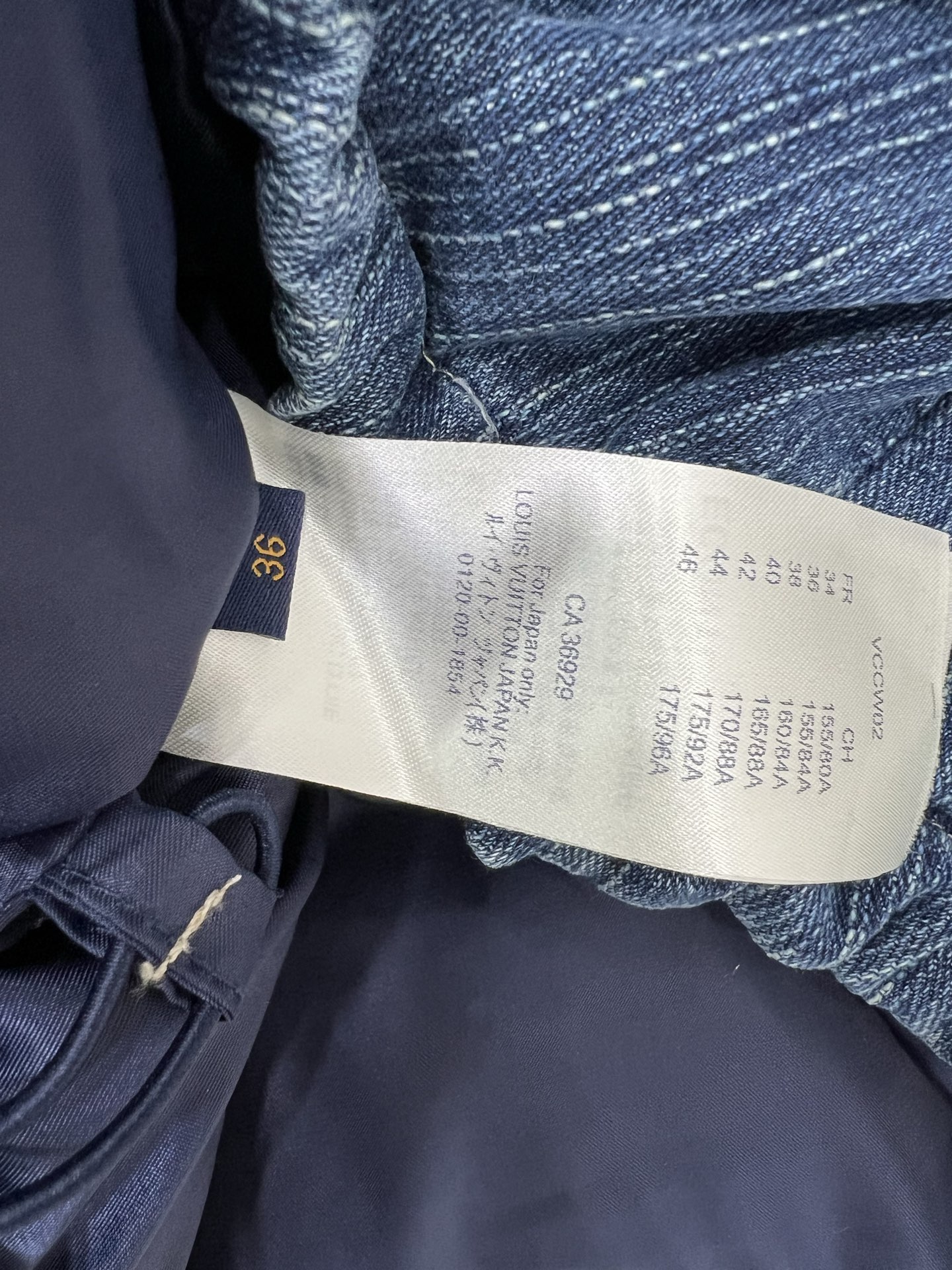 🔥🔥Louis Vuitt*n25新款牛仔羽绒马甲 90白鸭绒 丹宁牛仔系列立领羽绒马甲 胸前后背均以L