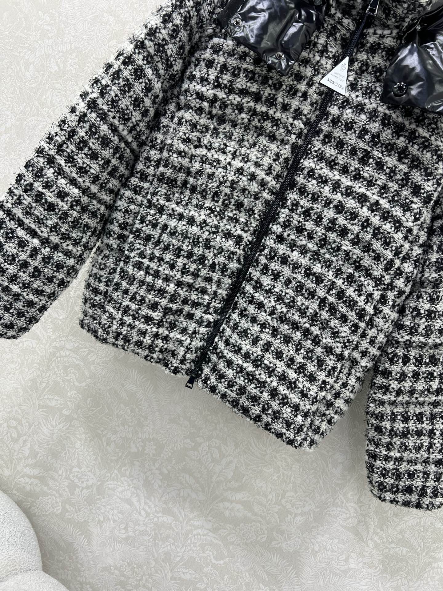 🔥🔥Mon*ler 25FW秋冬新款 ANDRONNE丝线格纹小香编织面料羽绒服丨⚠独家yb开发！高版出