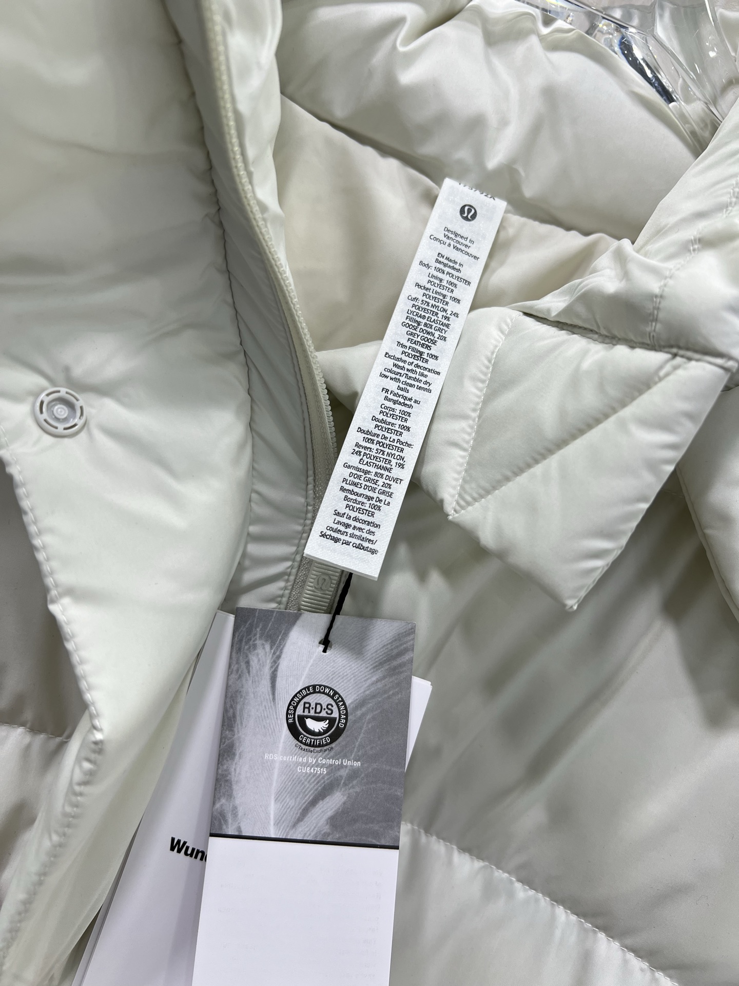 🔥🔥lululemon 25新款五格收腰羽绒服 WunderPuff Jaet 五格轻质宽松鹅绒 小红书