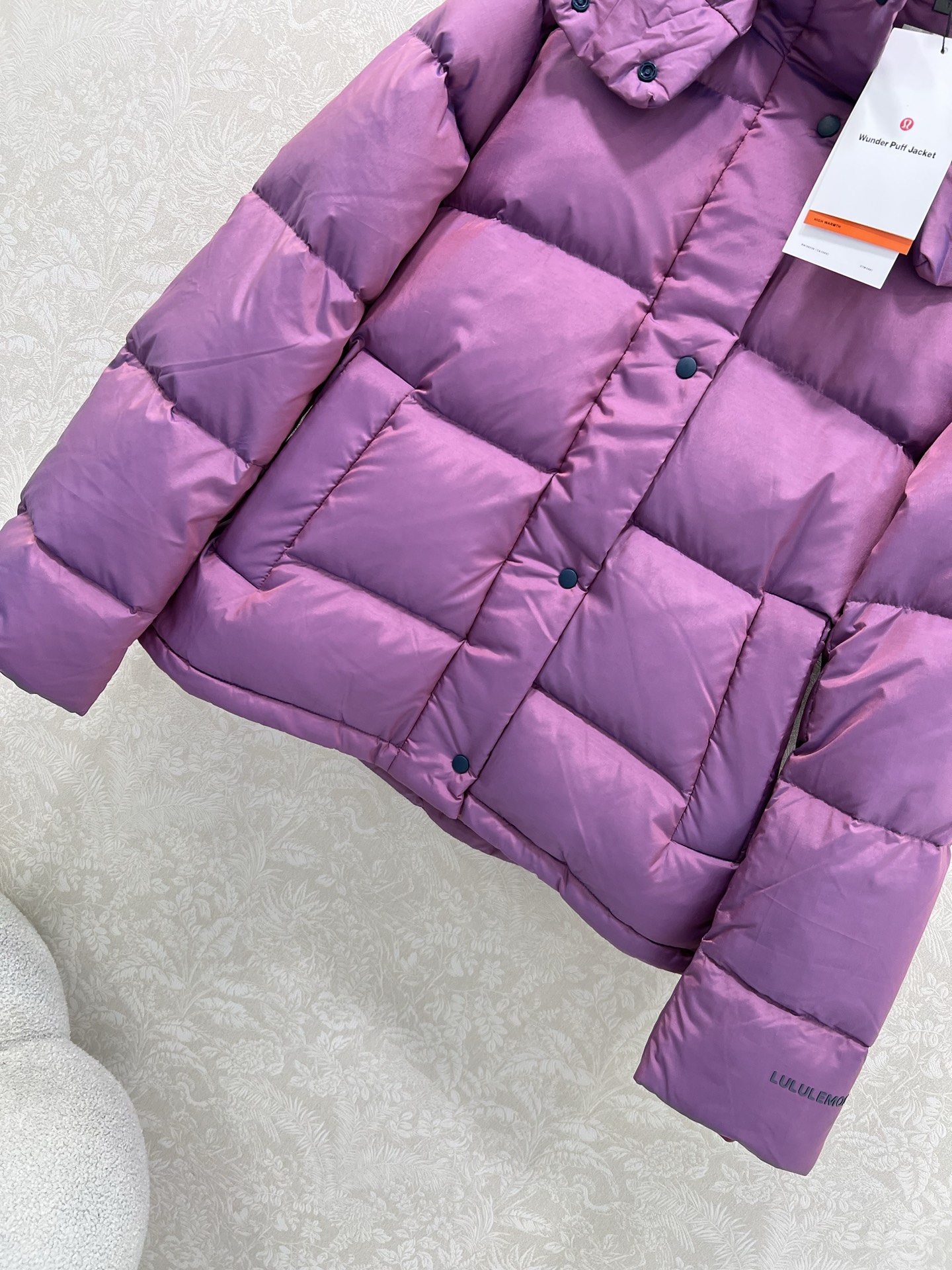 🔥🔥lululemon 25新款五格收腰羽绒服 WunderPuff Jaet 五格轻质宽松鹅绒 小红书