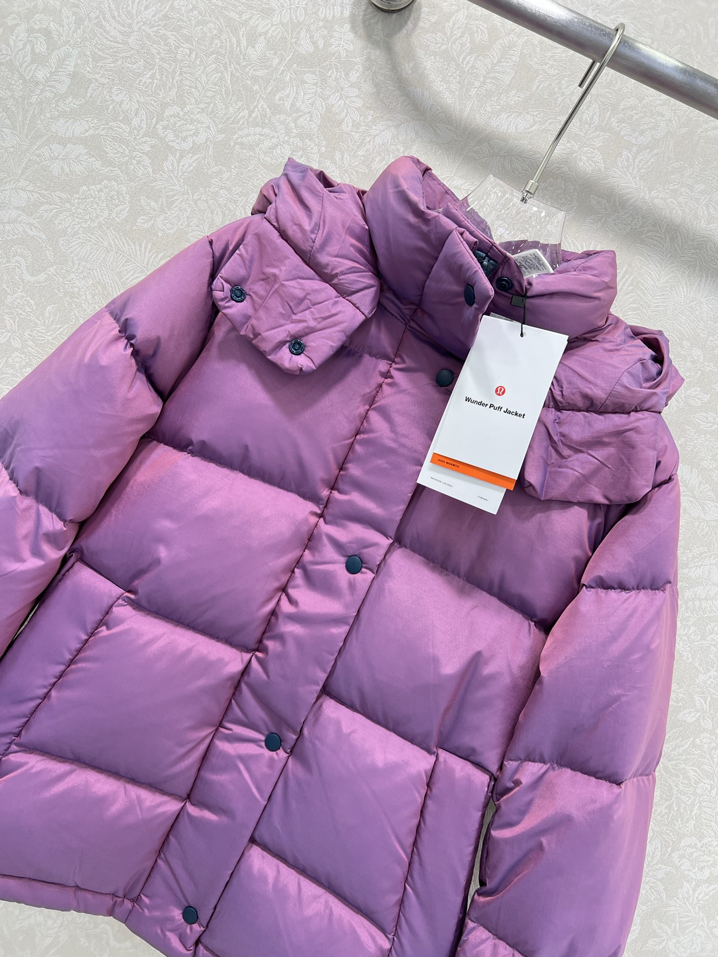 🔥🔥lululemon 25新款五格收腰羽绒服 WunderPuff Jaet 五格轻质宽松鹅绒 小红书