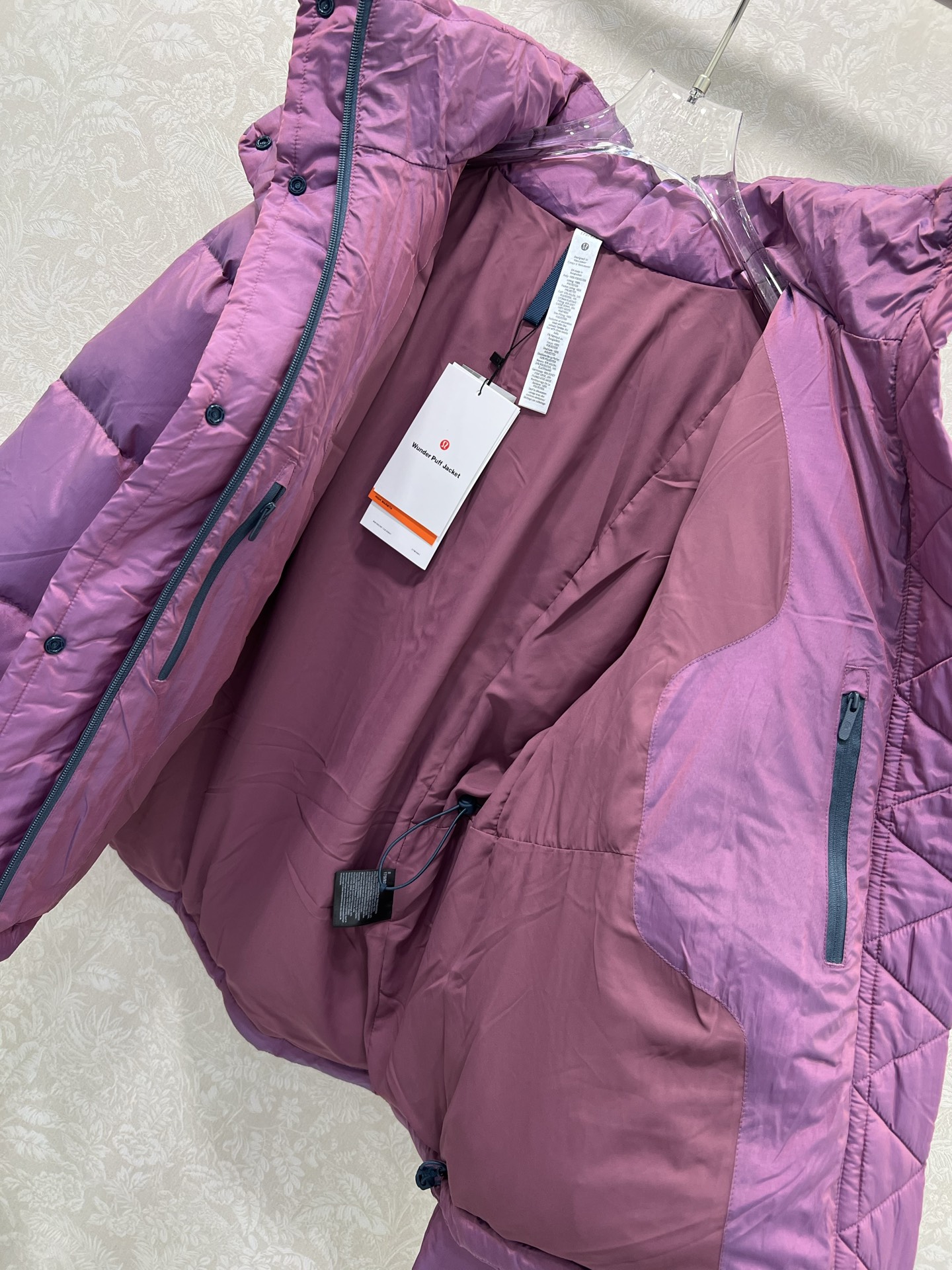 🔥🔥lululemon 25新款五格收腰羽绒服 WunderPuff Jaet 五格轻质宽松鹅绒 小红书