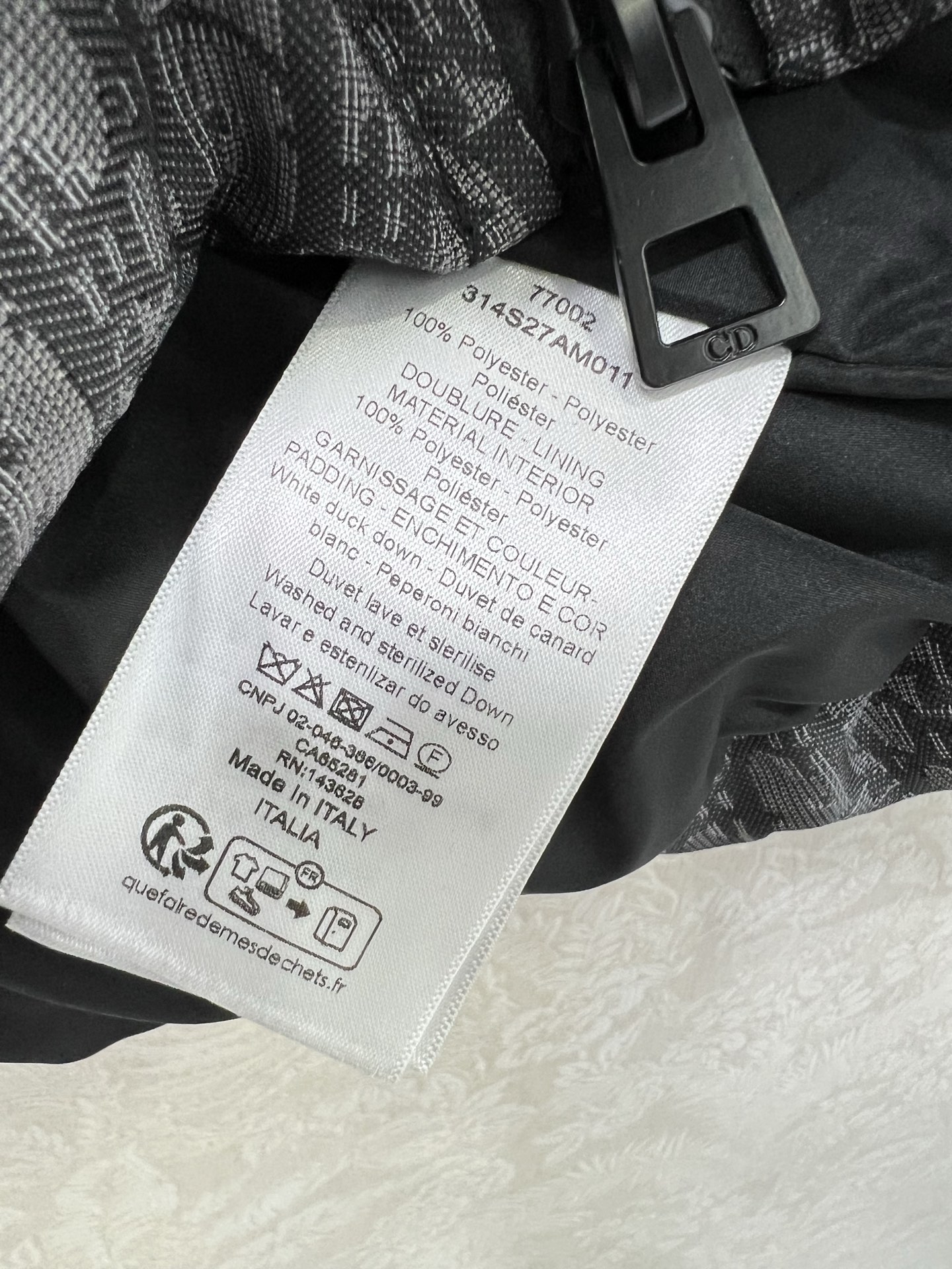 🔥🔥DIO* D家25秋冬新款羽绒服！CD滑雪系列！本季必入代购爆款！原版定制高密度科技塔夫绸Obliq