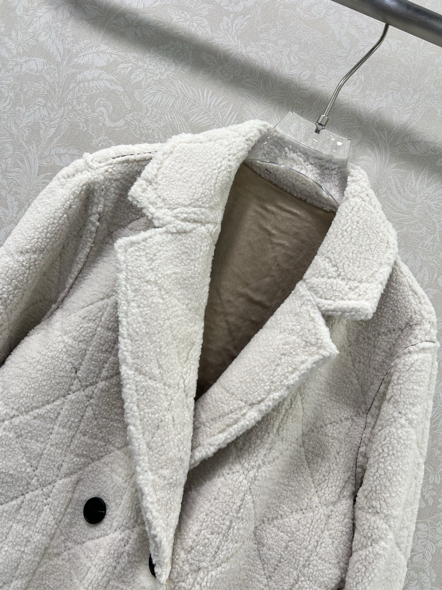 🔥🔥Dio*25新款藤格纹双面翻领外套 定制YB进口材质 舒适保暖 质感上乘 沿用两面穿设计 一面藤格纹