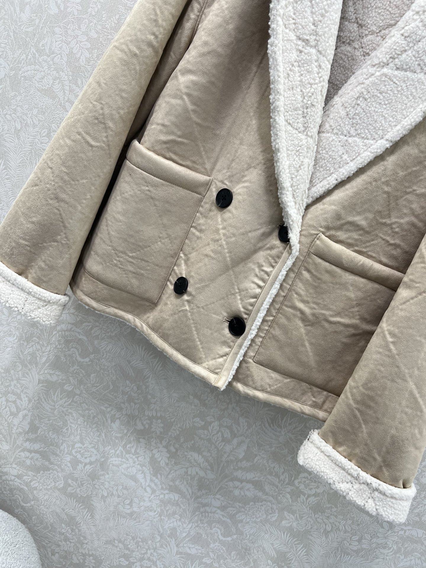 双面🔥🔥Dio*25新款藤格纹双面翻领外套 定制YB进口材质 舒适保暖 质感上乘 沿用两面穿设计 一面藤