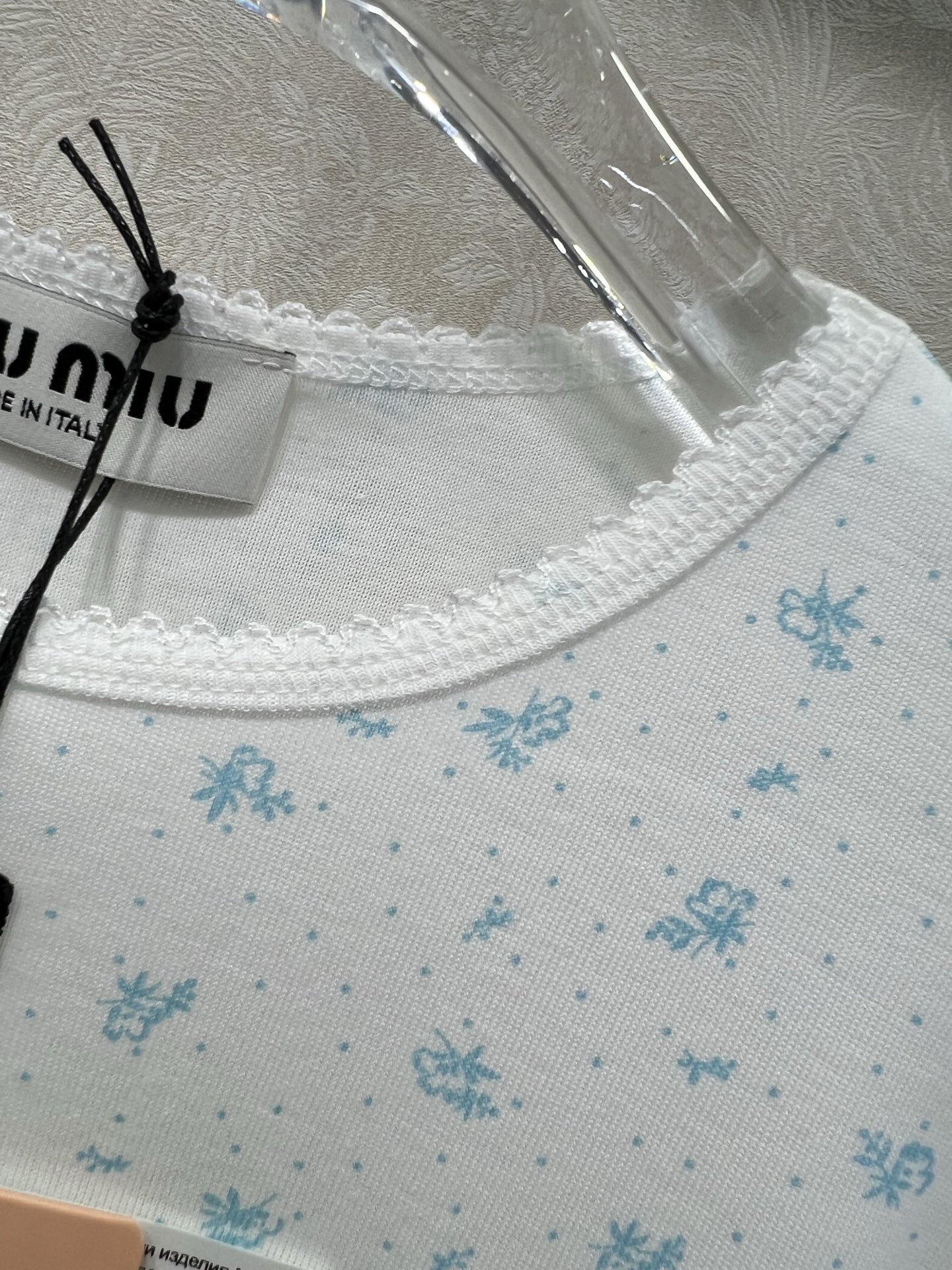 🔥🔥Miuni*25新款圆领碎花长袖连衣裙 全棉材质，清透舒适，弹力十足，圆领短袖裁剪，领口袖口螺纹波浪