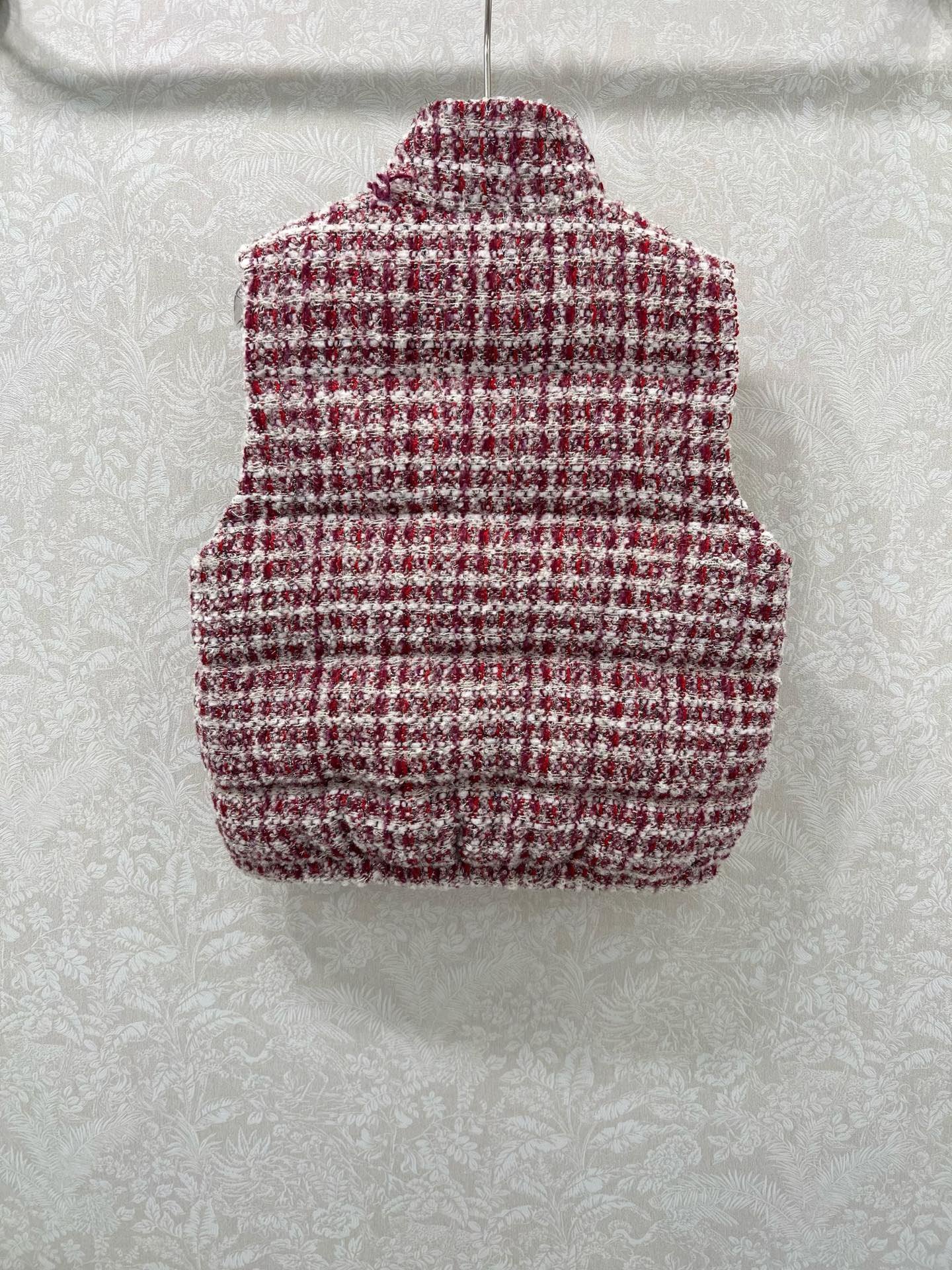 🔥🔥Mon*ler 25FW秋冬新款 ANDRONNE丝线格纹小香编织面料羽绒马甲 丨⚠独家yb开发！高