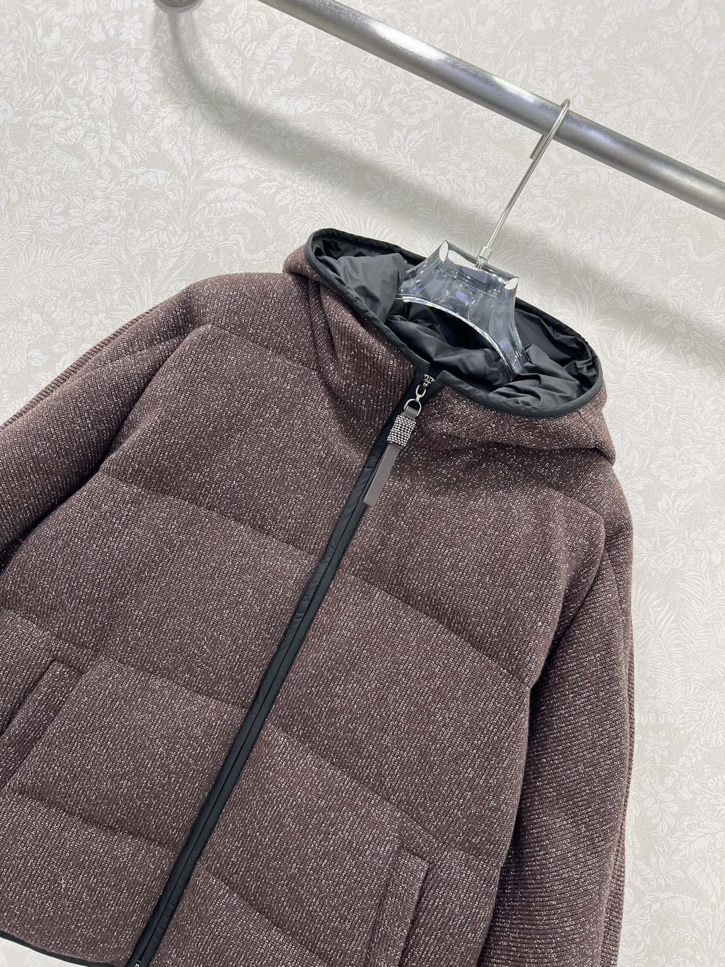 🔥🔥BRUNELLO CUCINELL* 25新款 BC重工含羊绒面包羽绒服 国标进口90%鸭绒轻盈舒适