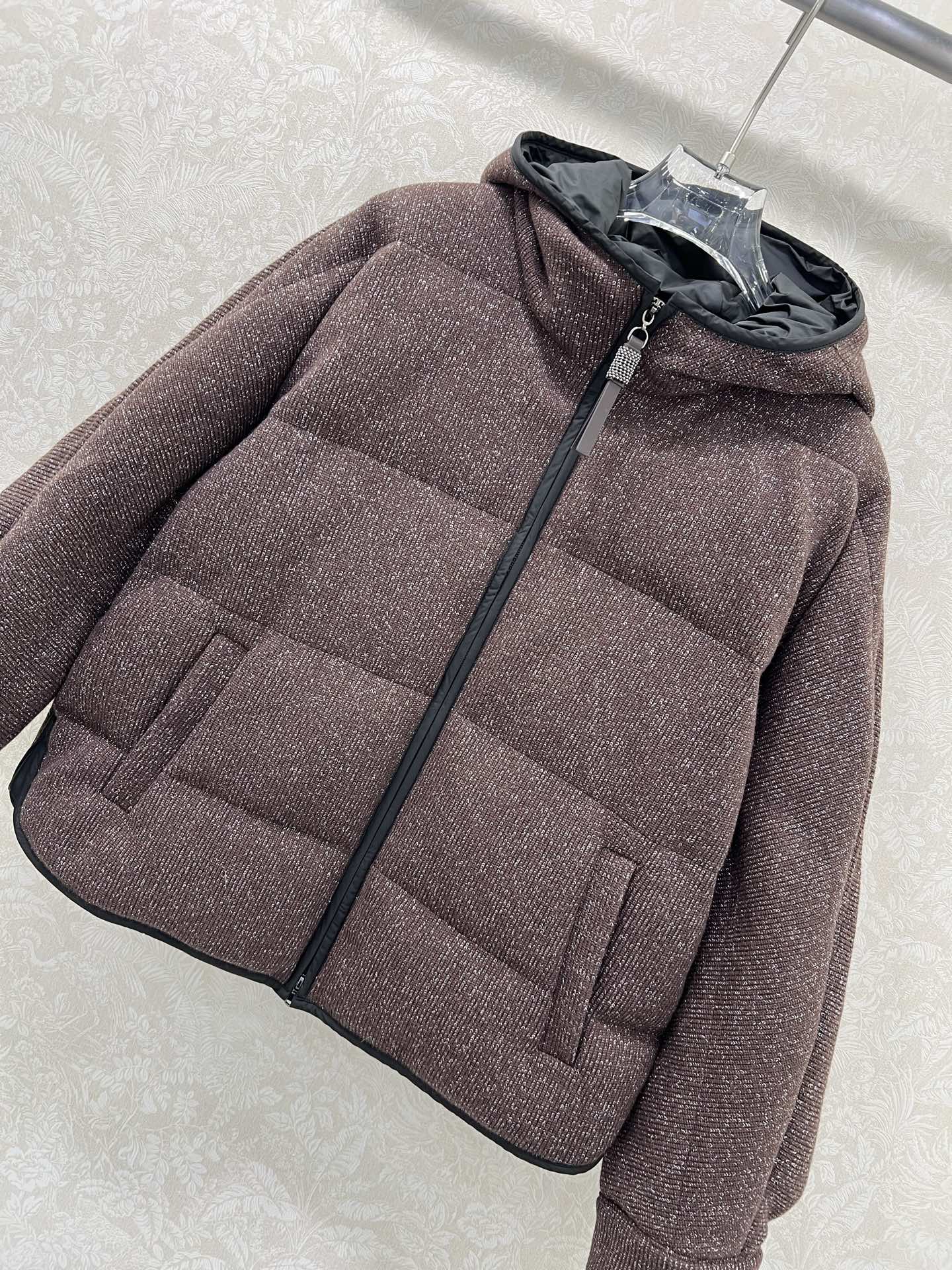 🔥🔥BRUNELLO CUCINELL* 25新款 BC重工含羊绒面包羽绒服 国标进口90%鸭绒轻盈舒适