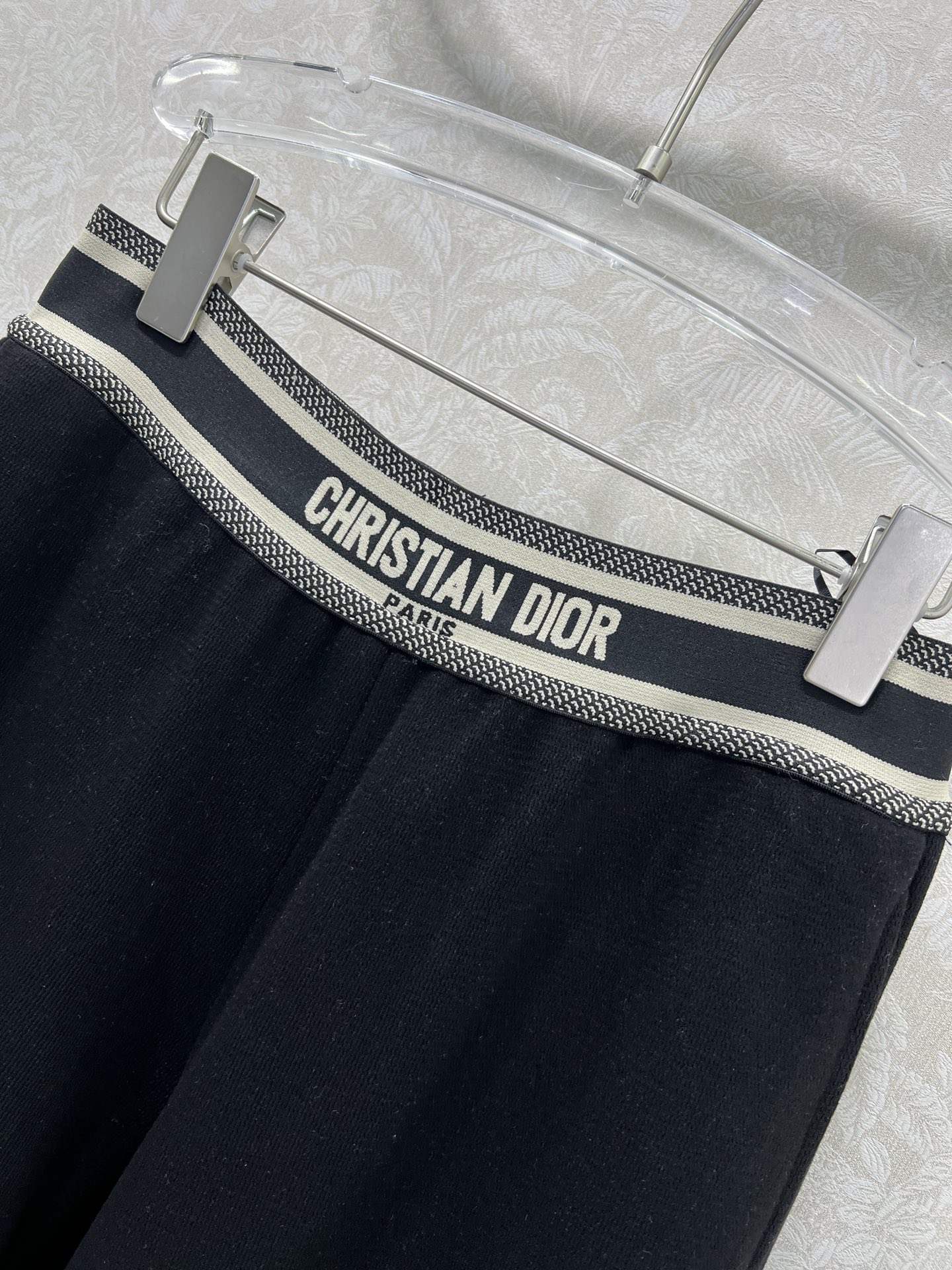 🔥🔥DIO* 25新款加绒腰头字母弹力织带净色阔腿长裤 腰头撞色logo弹力织带 整体计拉长人体比例 休