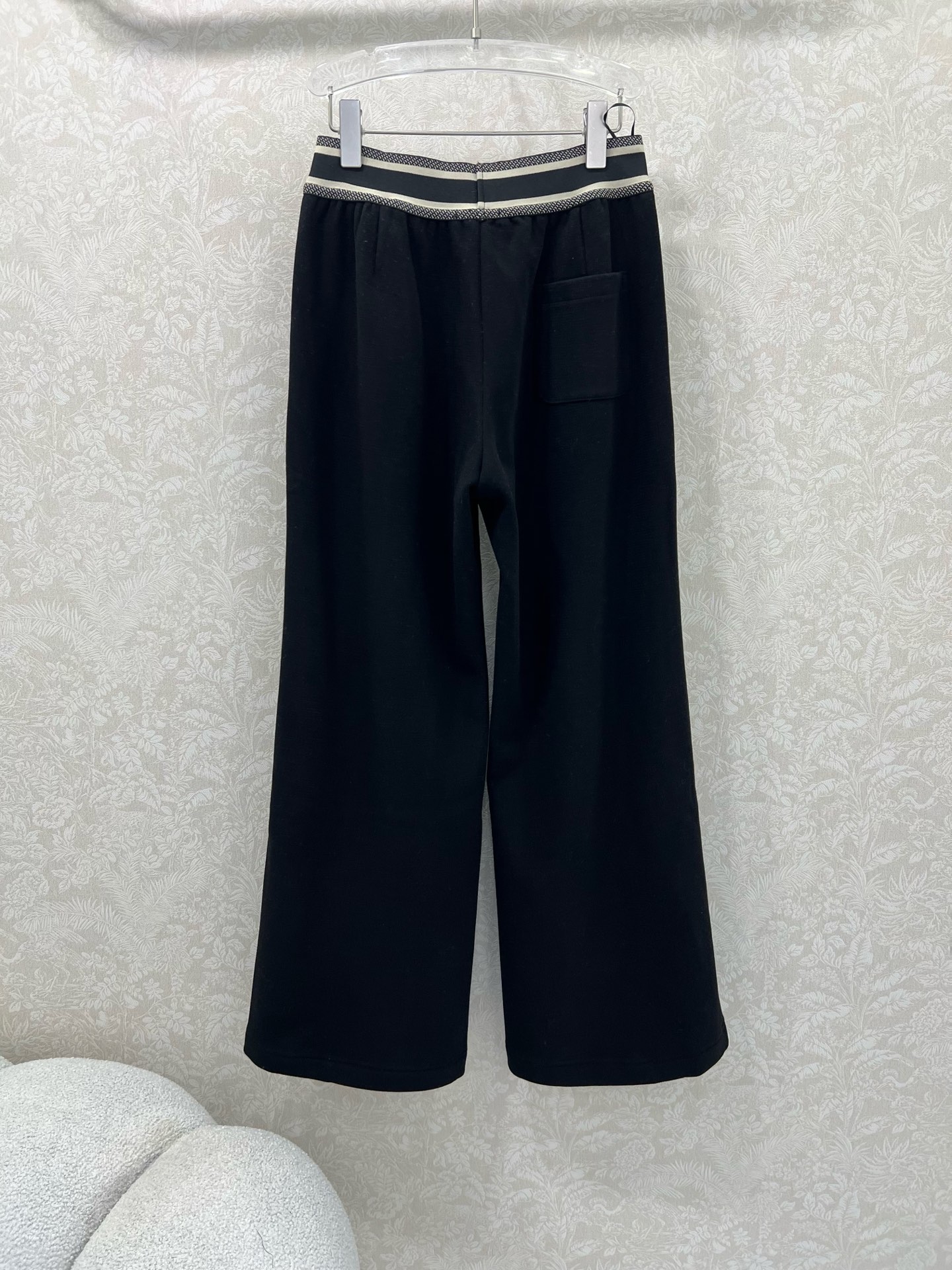 🔥🔥DIO* 25新款加绒腰头字母弹力织带净色阔腿长裤 腰头撞色logo弹力织带 整体计拉长人体比例 休