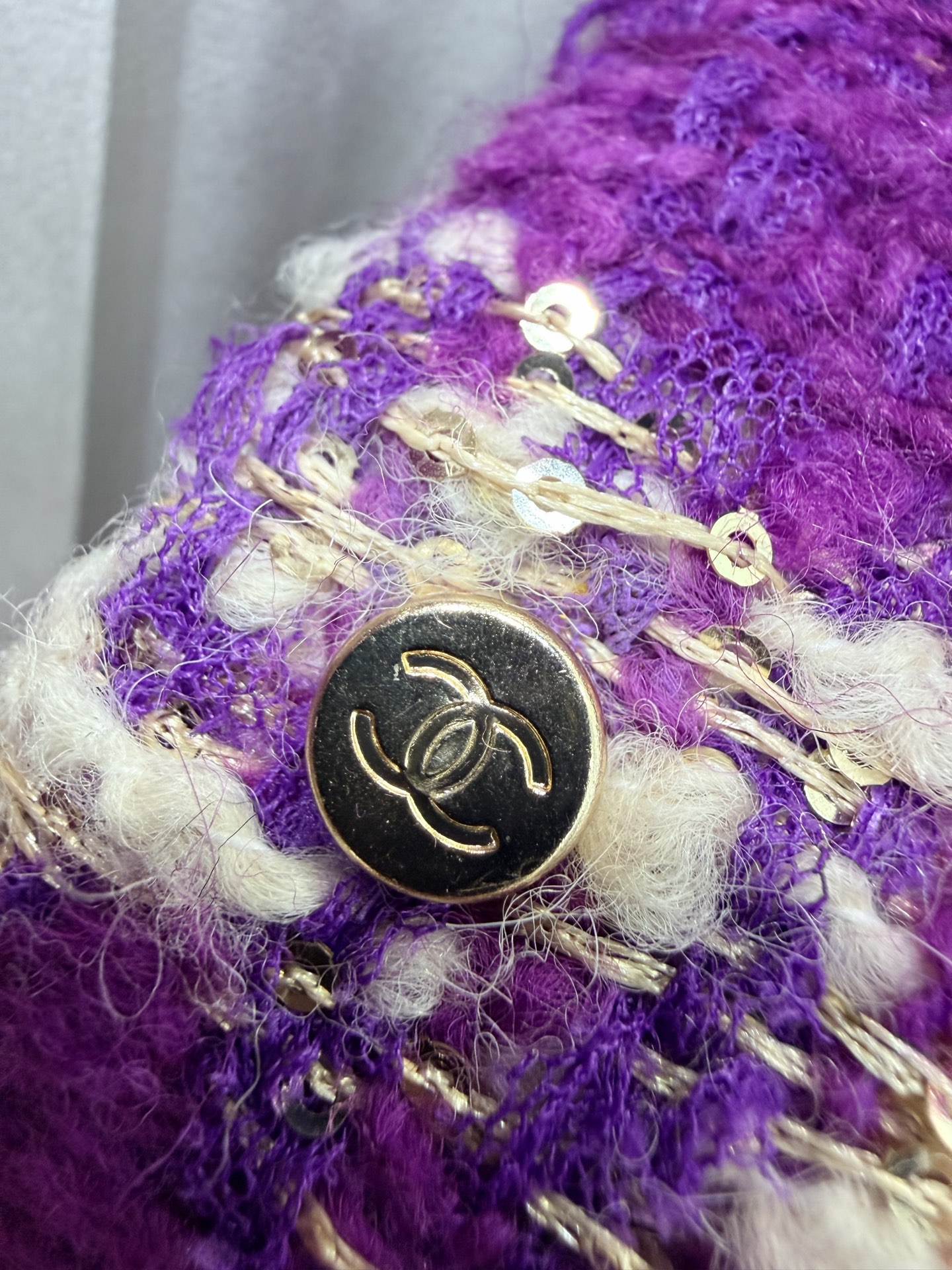 🔥🔥Chan*l 25新款编织立领洋装外套 进口粗纺羊毛呢材质。百分百真丝内衬。粗花条纹毛呢面料打造名媛