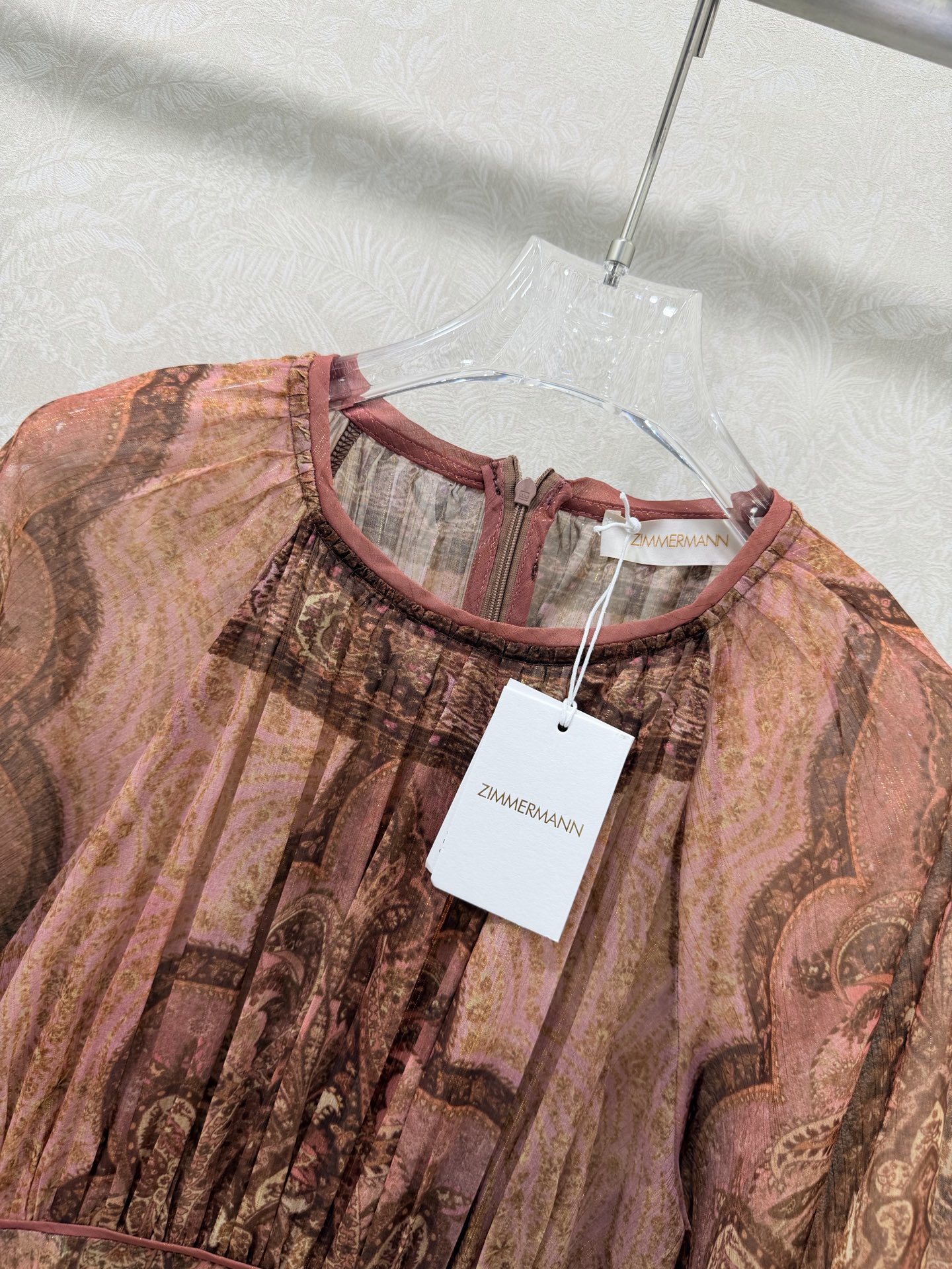 🔥🔥Zimmerman*兹/默曼 26新款定位花卉图案连衣裙👗，复古高级的花色视觉效果拉满 非常别致的印