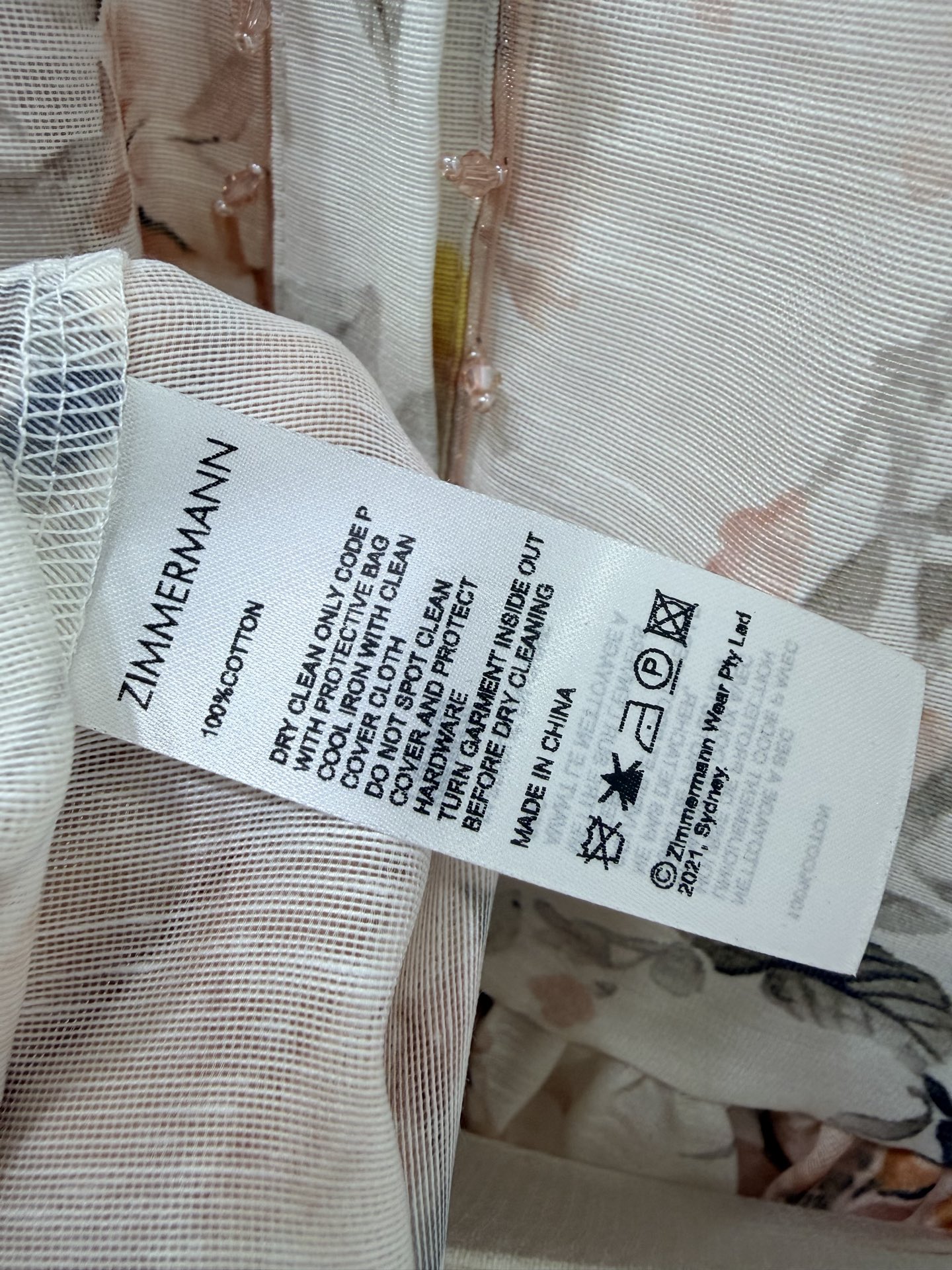 🔥🔥Zimmerman*兹默曼26新款花苞短袖收腰连衣裙 👗选用亚麻面料制成，翻领单排扣设计 定制五金和
