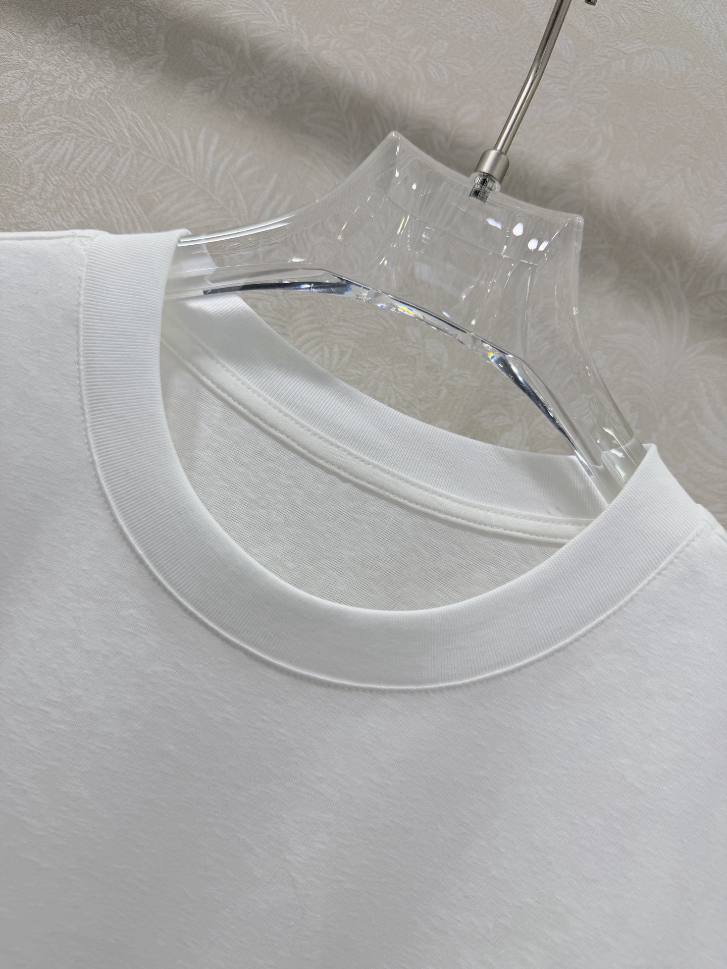 🔥🔥chan*l 26新款圆领纯棉长袖T恤 圆领胸前coco刺绣装饰 随性又时髦基础款也能搭出N种高级感