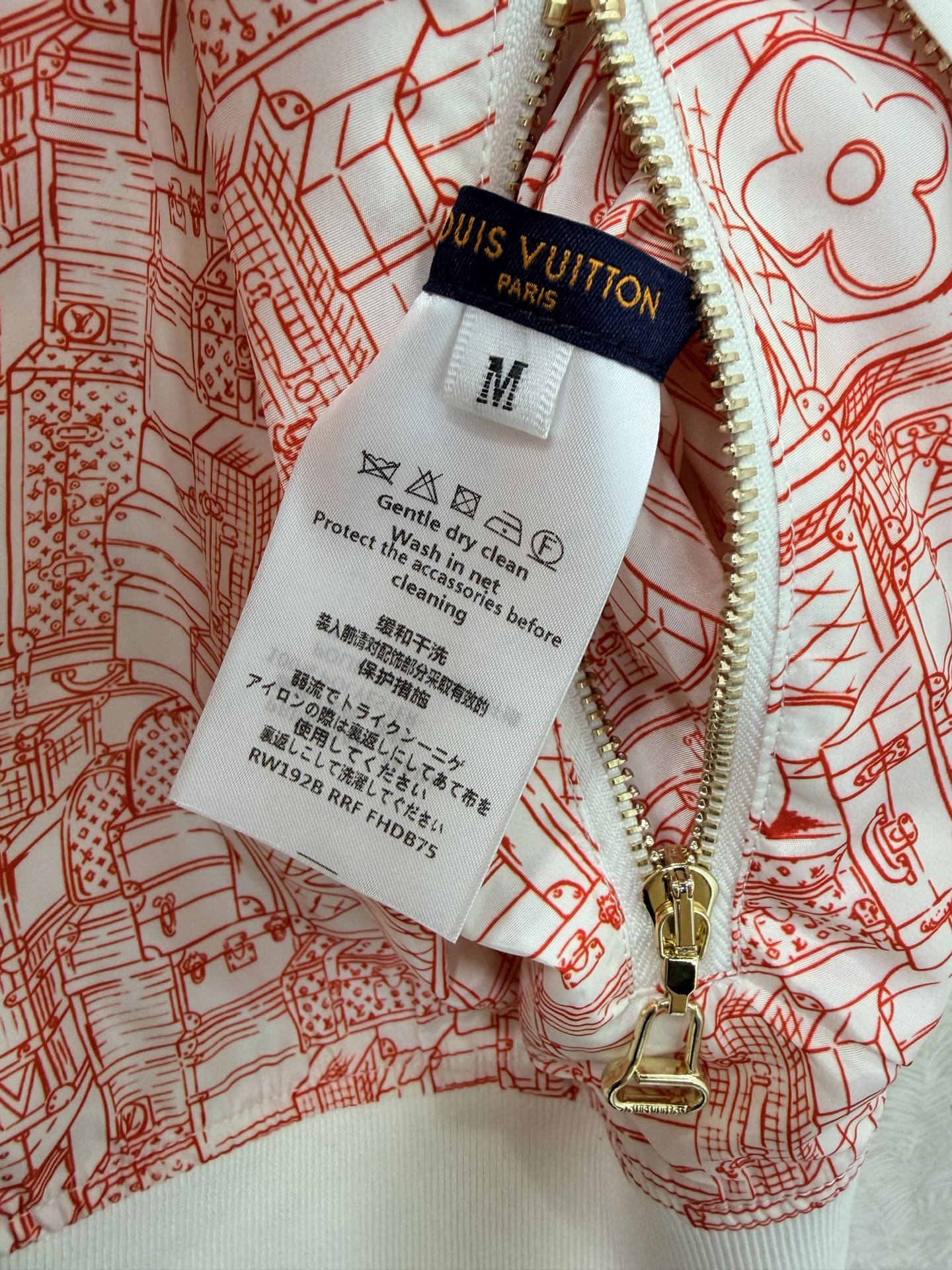 🔥🔥LOUIS VUITT*N路易/威登26早春新款双面可穿夹克外套 红色涂鸦➕粉色马卡龙色系经典老花的