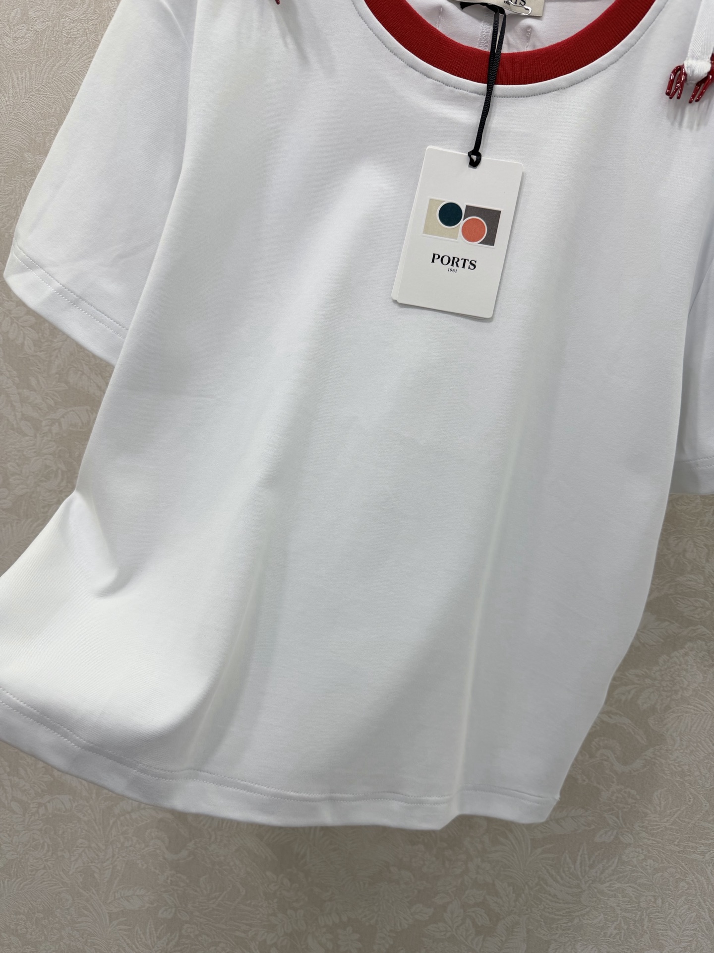 🔥🔥PORT 26春季新款 马元素短袖T恤 红色圆领+肩部小马刺绣 简约又有细节感!小马元素寓意”马上有