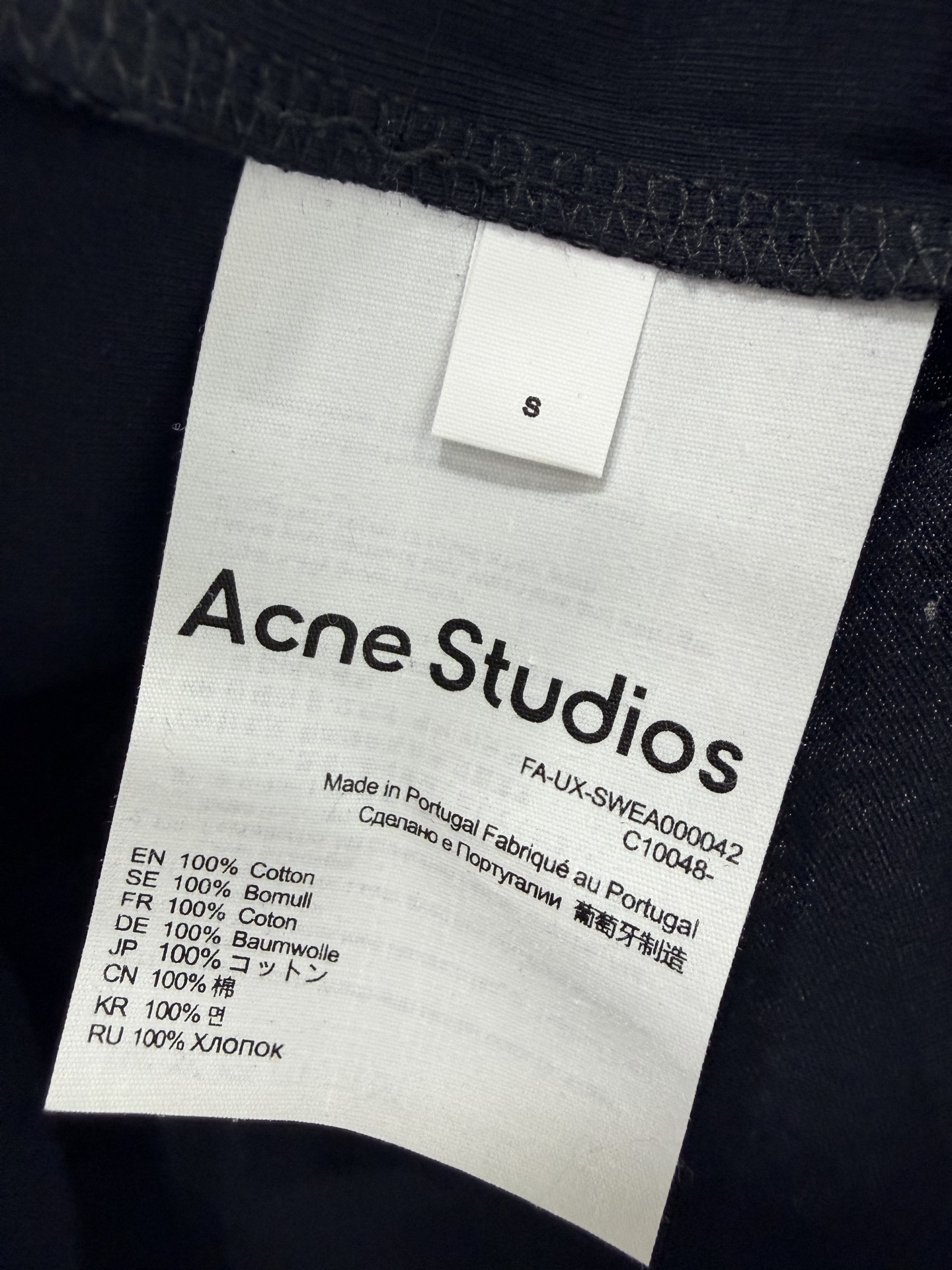 🔥🔥Acne studi* 26Ss限定新款 1966字母印花植绒短袖 顶级高版出品！经典的白黑底色撞亮