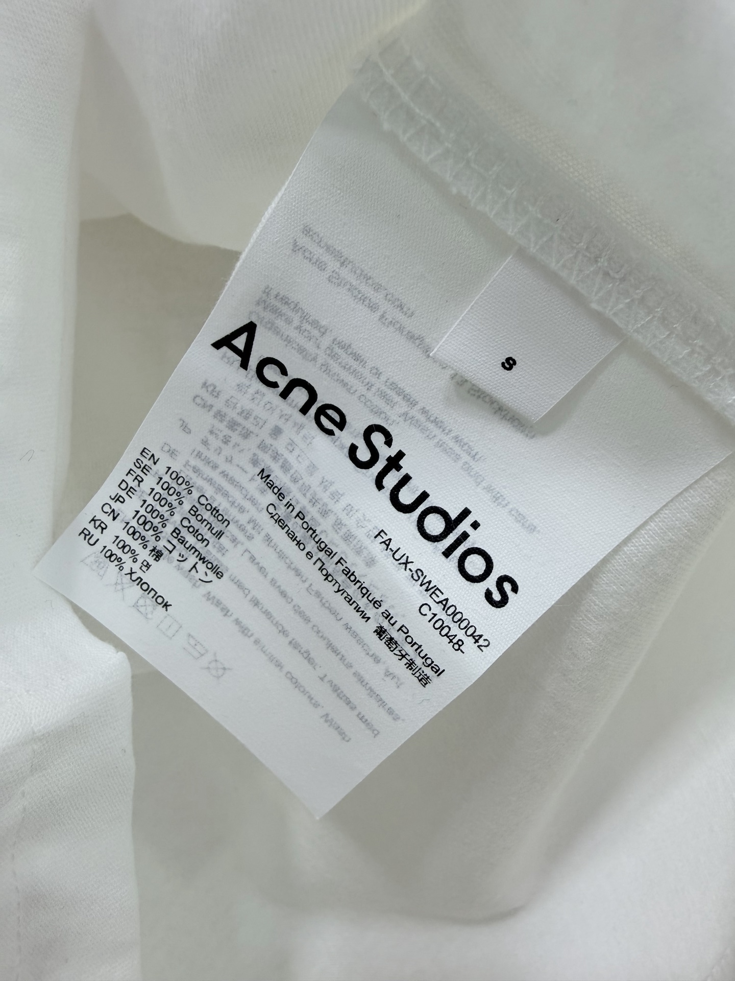 🔥🔥Acne studi* 26Ss限定新款 1966字母印花植绒短袖 顶级高版出品！经典的白黑底色撞亮