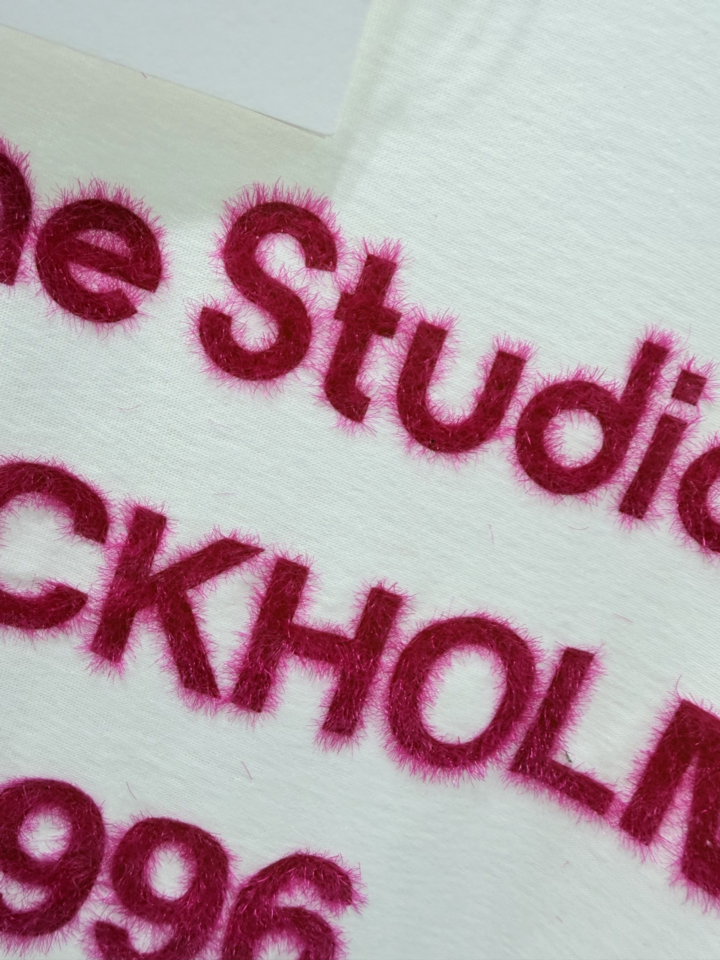 🔥🔥Acne studi* 26Ss限定新款 1966字母印花植绒长袖上衣 顶级高版出品！经典的白黑底色