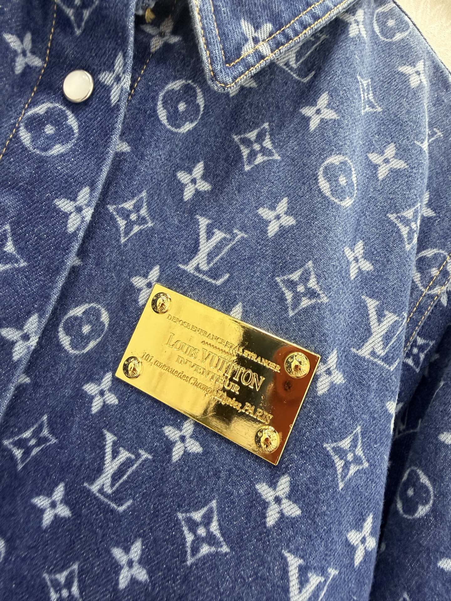 🔥🔥Loui*Vuitto*26新款经典老花牛仔系列 夹克外套+短裙+衬衣 同步上新🩵 经典老花牛仔花色