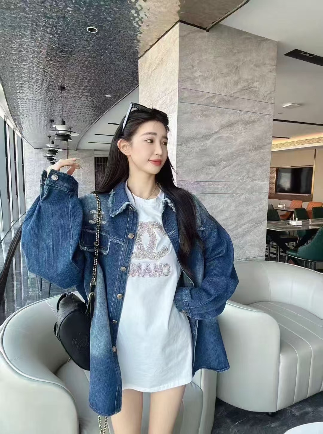 NO:722390,Model upper body picture, Chanel-clothing, chanel,19860909模特上身图,香奈儿-服装,chanel,,Women's clothing